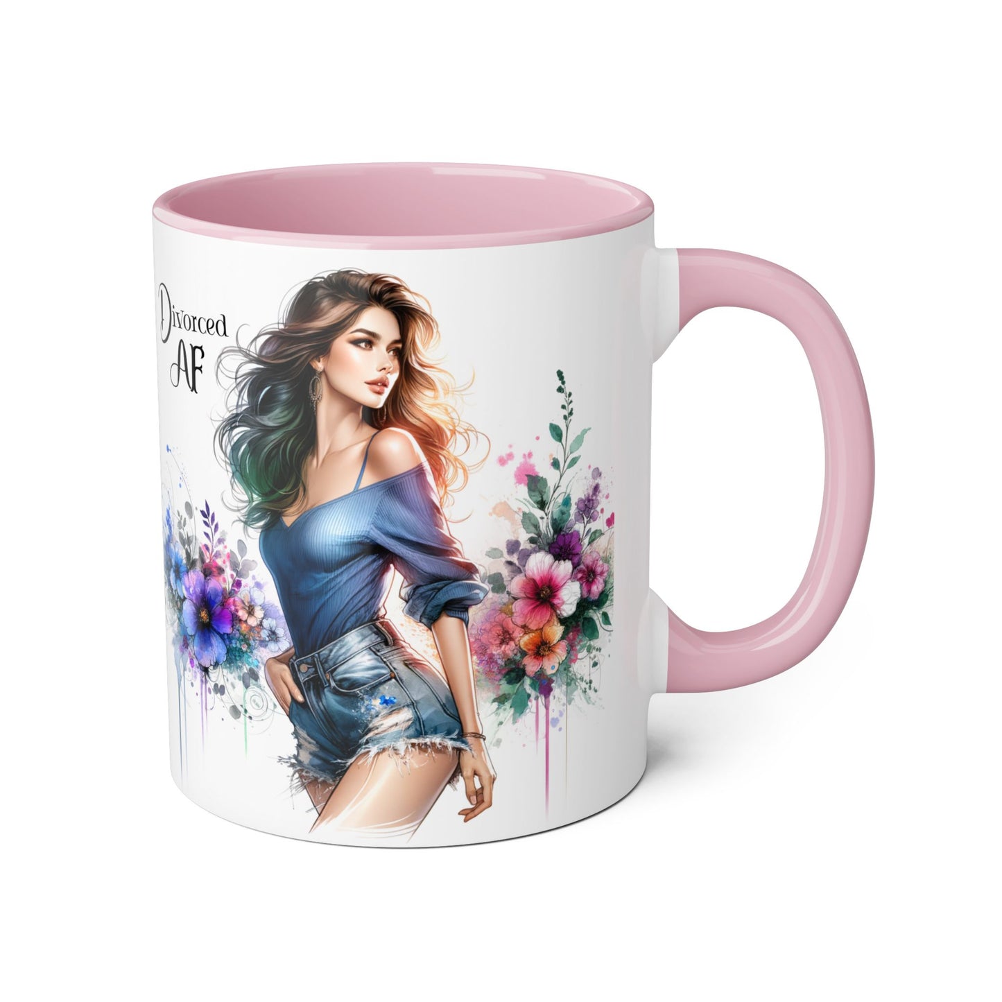 Divorced AF Mug, Stylish Coffee Cup for Newly Single, Empowerment Gift for Her, Celebration of Freedom, Unique Present for Divorcee