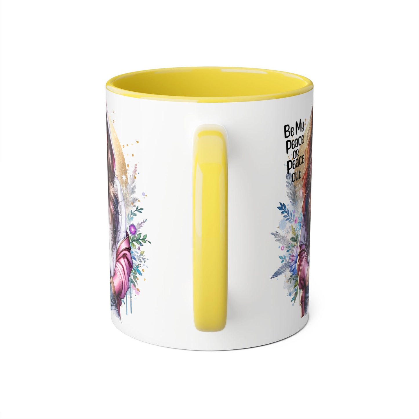 Mug - Be My Peace or Peace Out Accent Mug