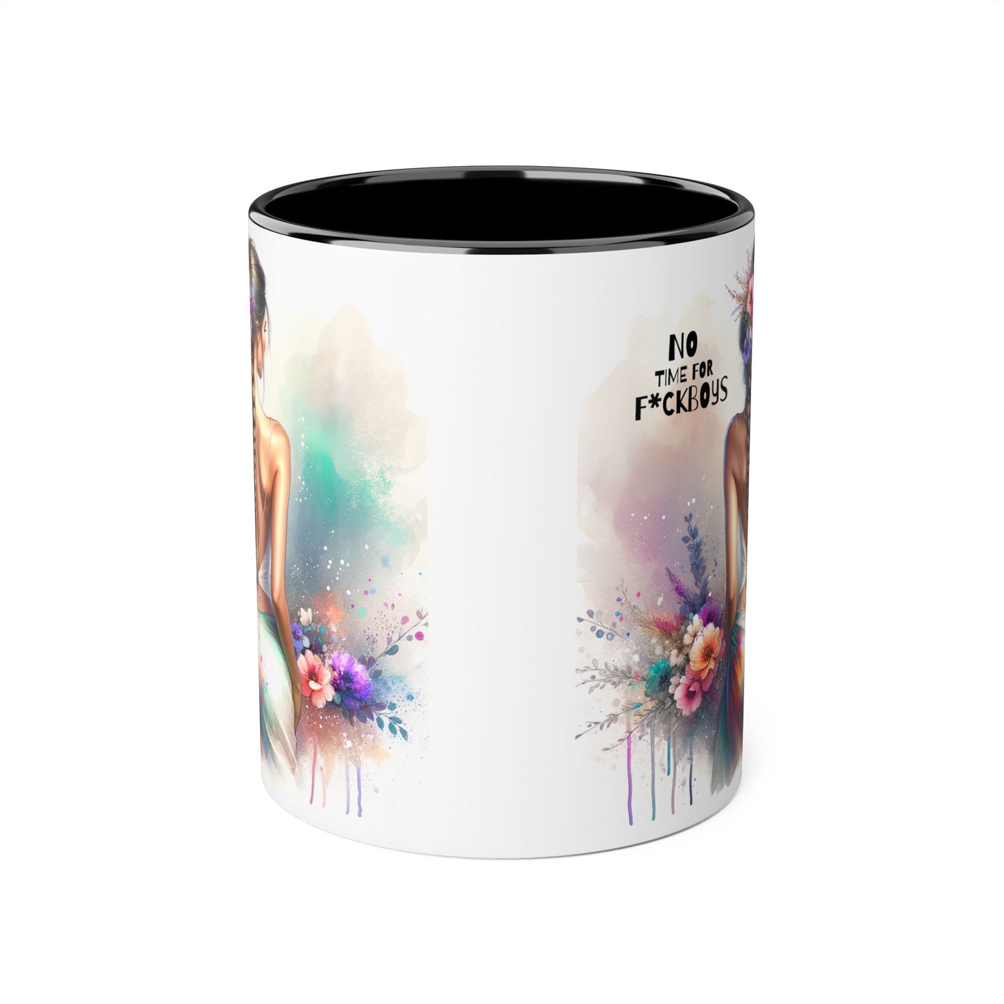 Funny Accent Mug - No Time For F*boys 11oz