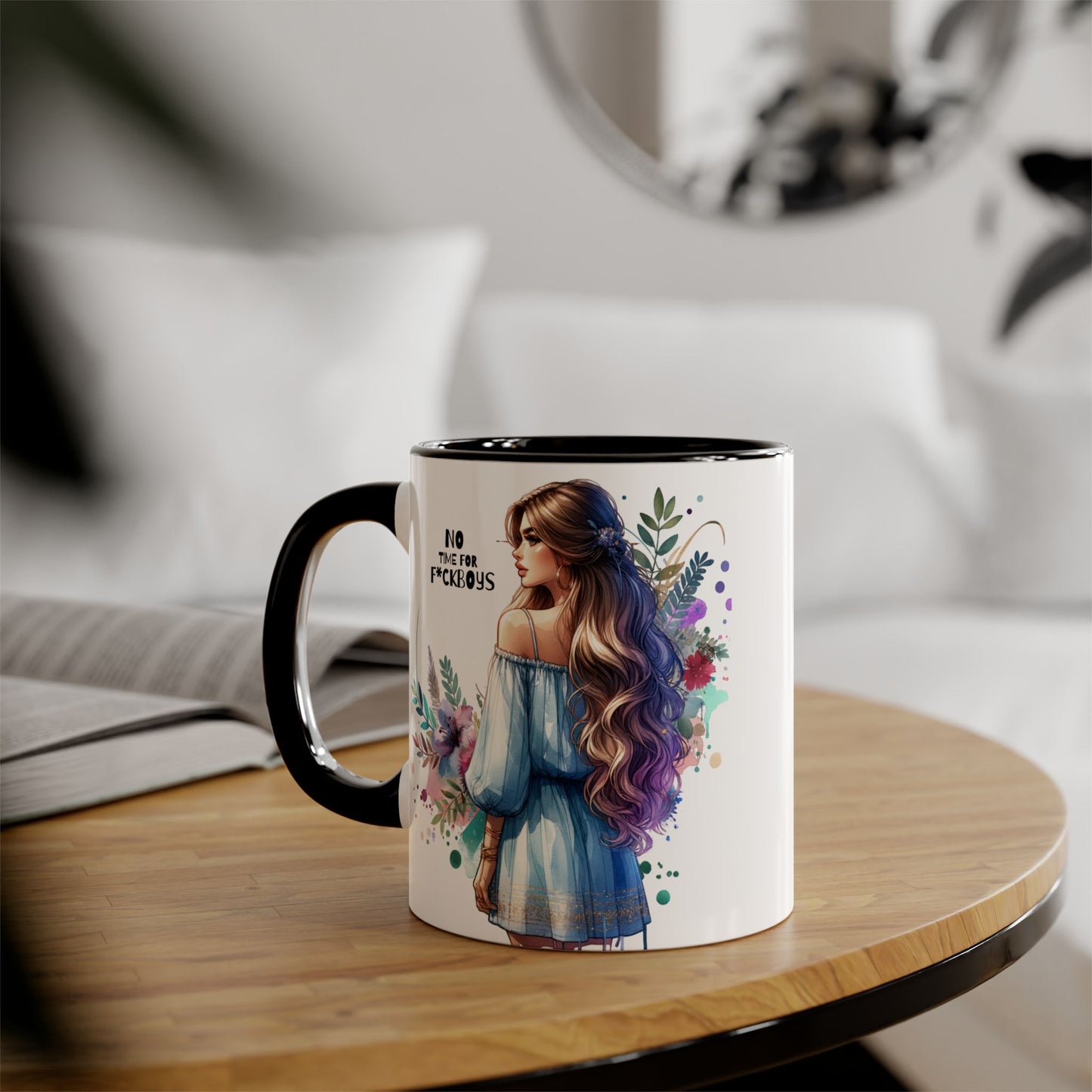 Funny Accent Mug - No Time For F*boys 11oz