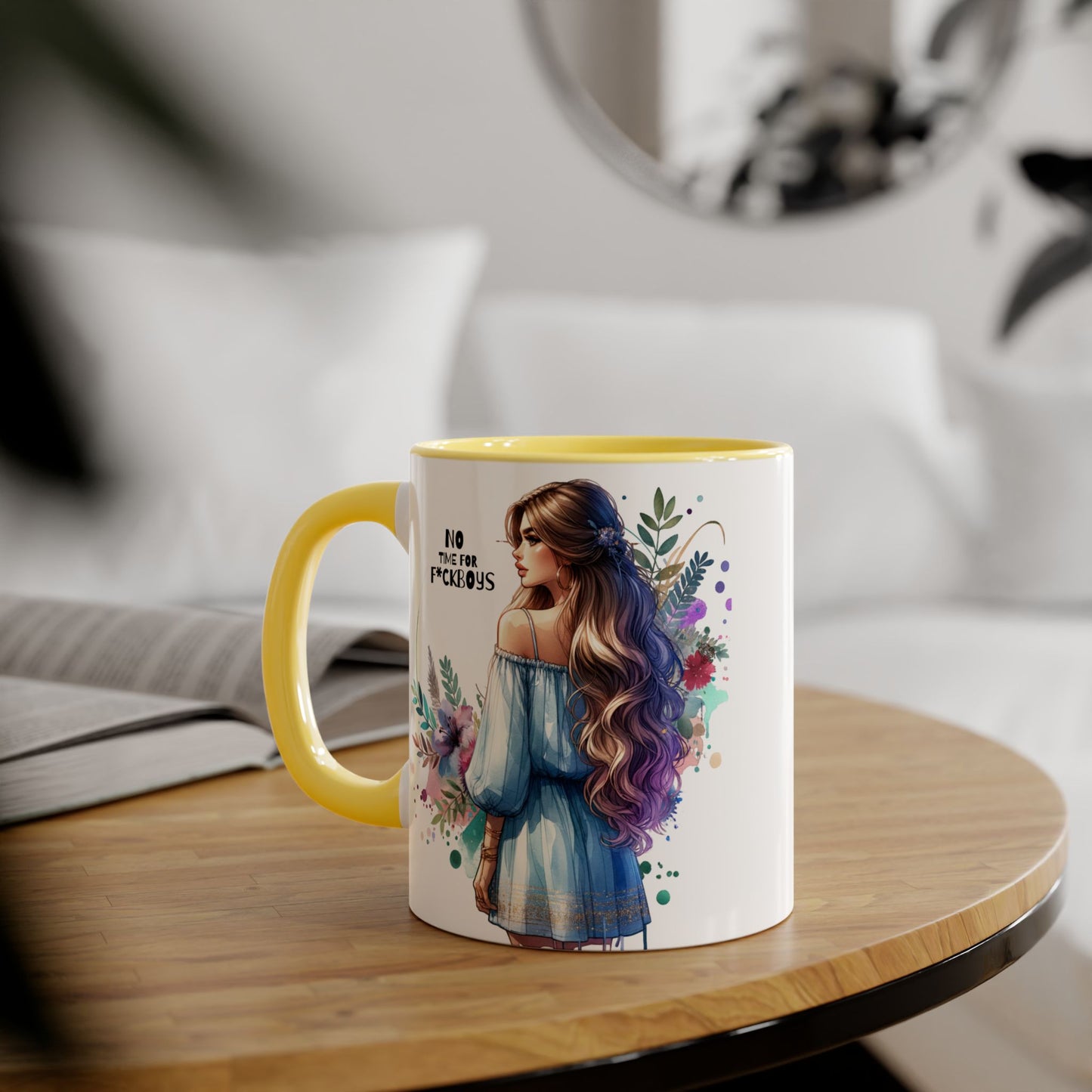 Funny Accent Mug - No Time For F*boys 11oz