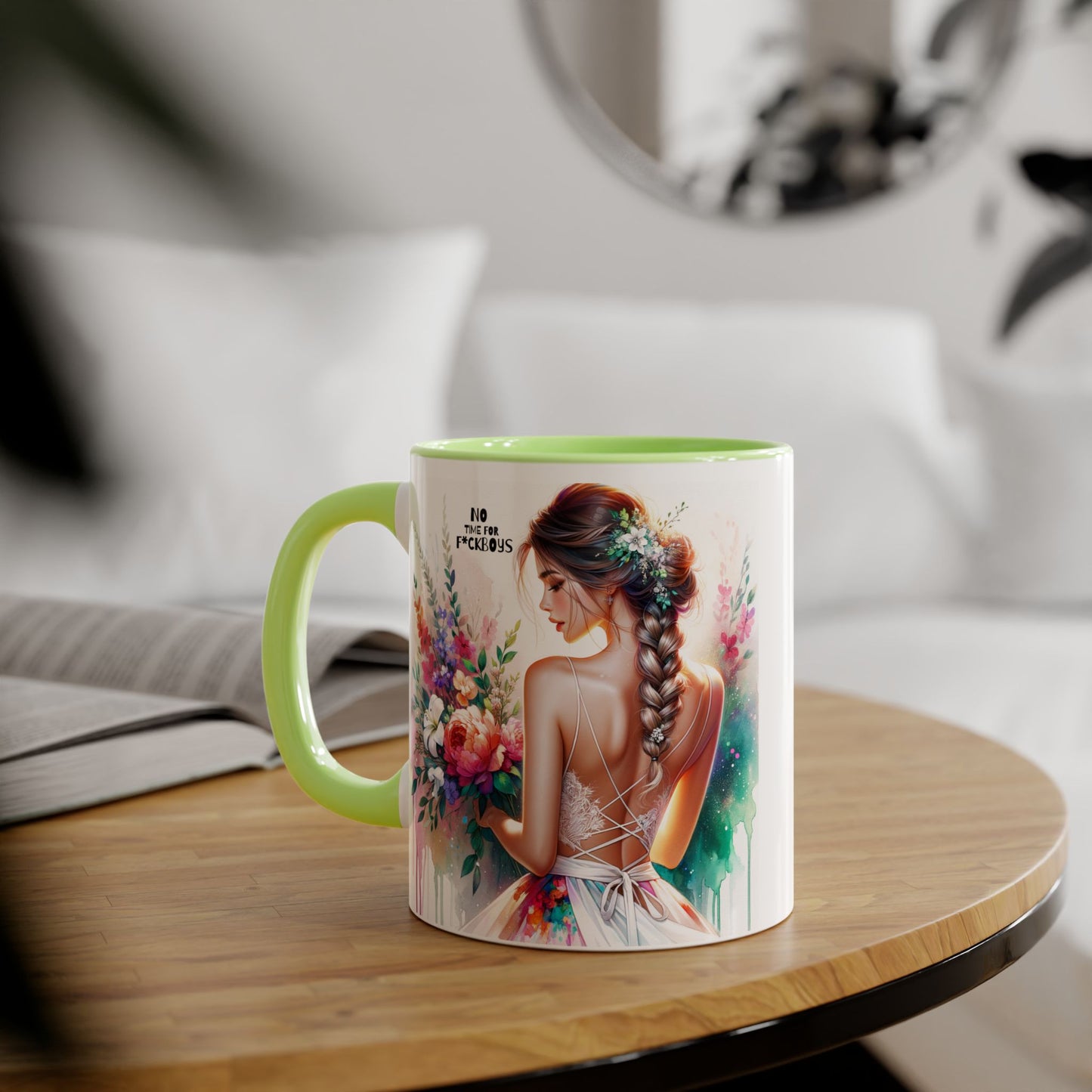 Funny Accent Mug - No Time For F*boys 11oz
