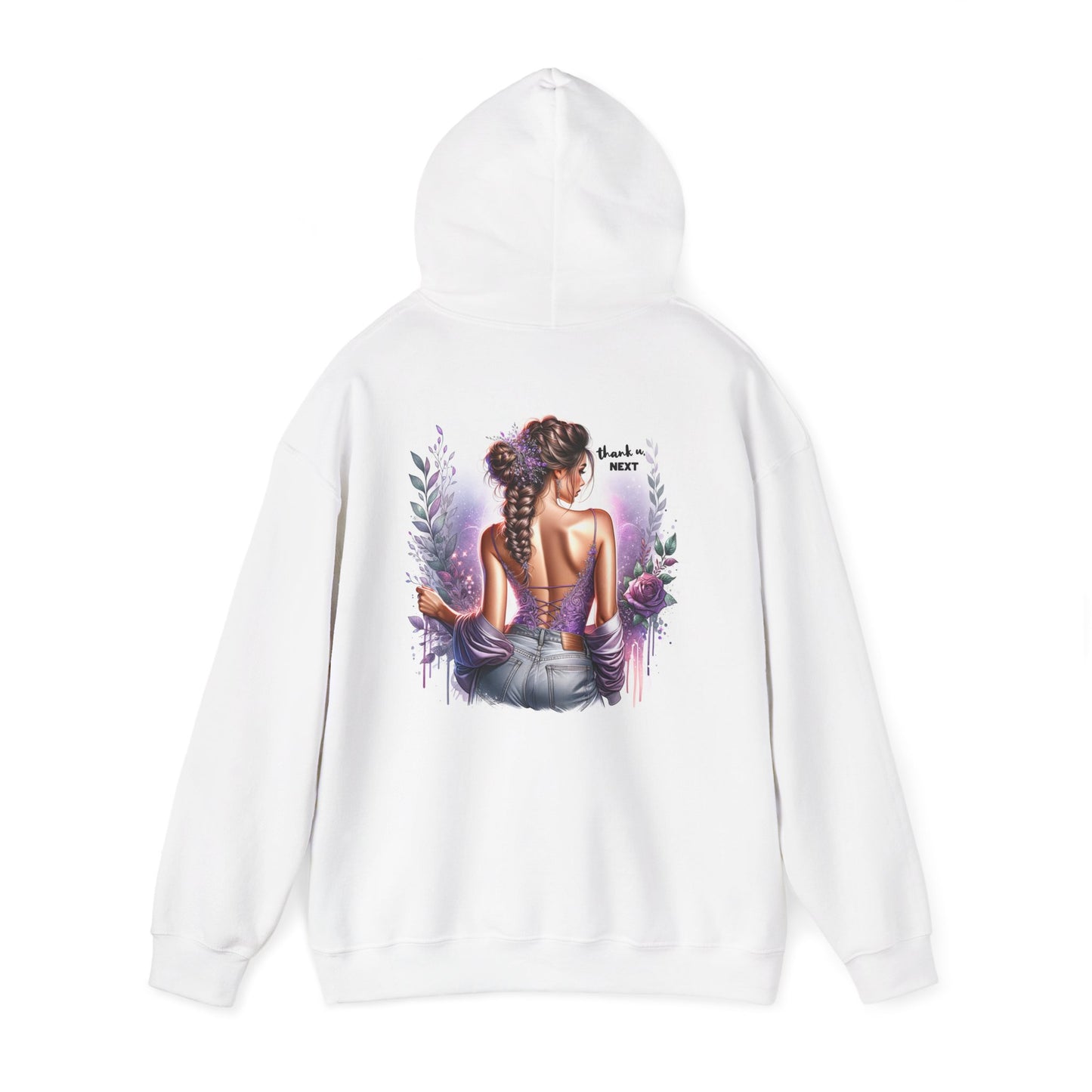 Thank U, Next Boho Goddess Unisex Hoodie, Cozy Sweatshirt, Creative Gift, Relaxed Fashion, Spiritual Style, Casual Layering