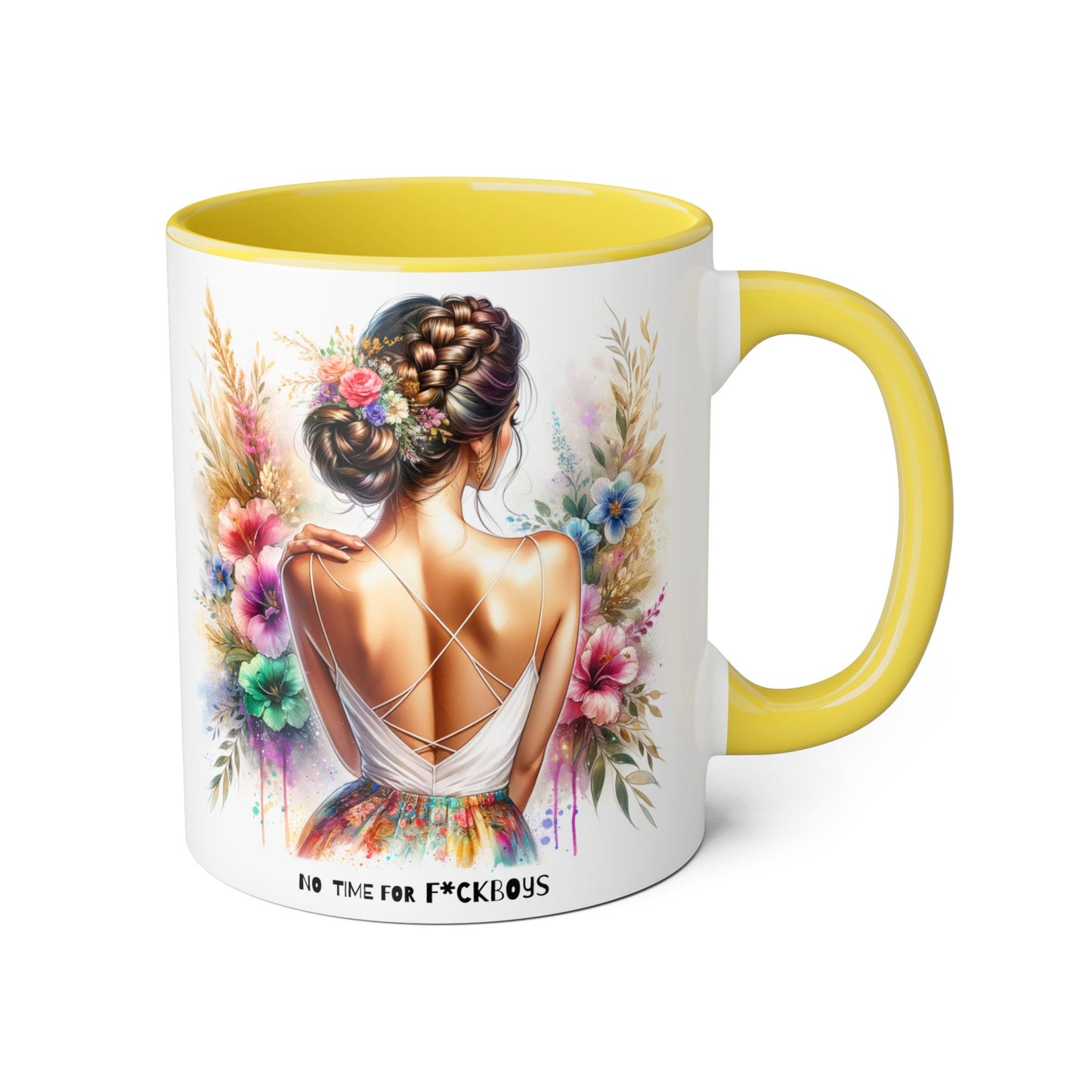 Funny Accent Mug - No Time For F*boys 11oz