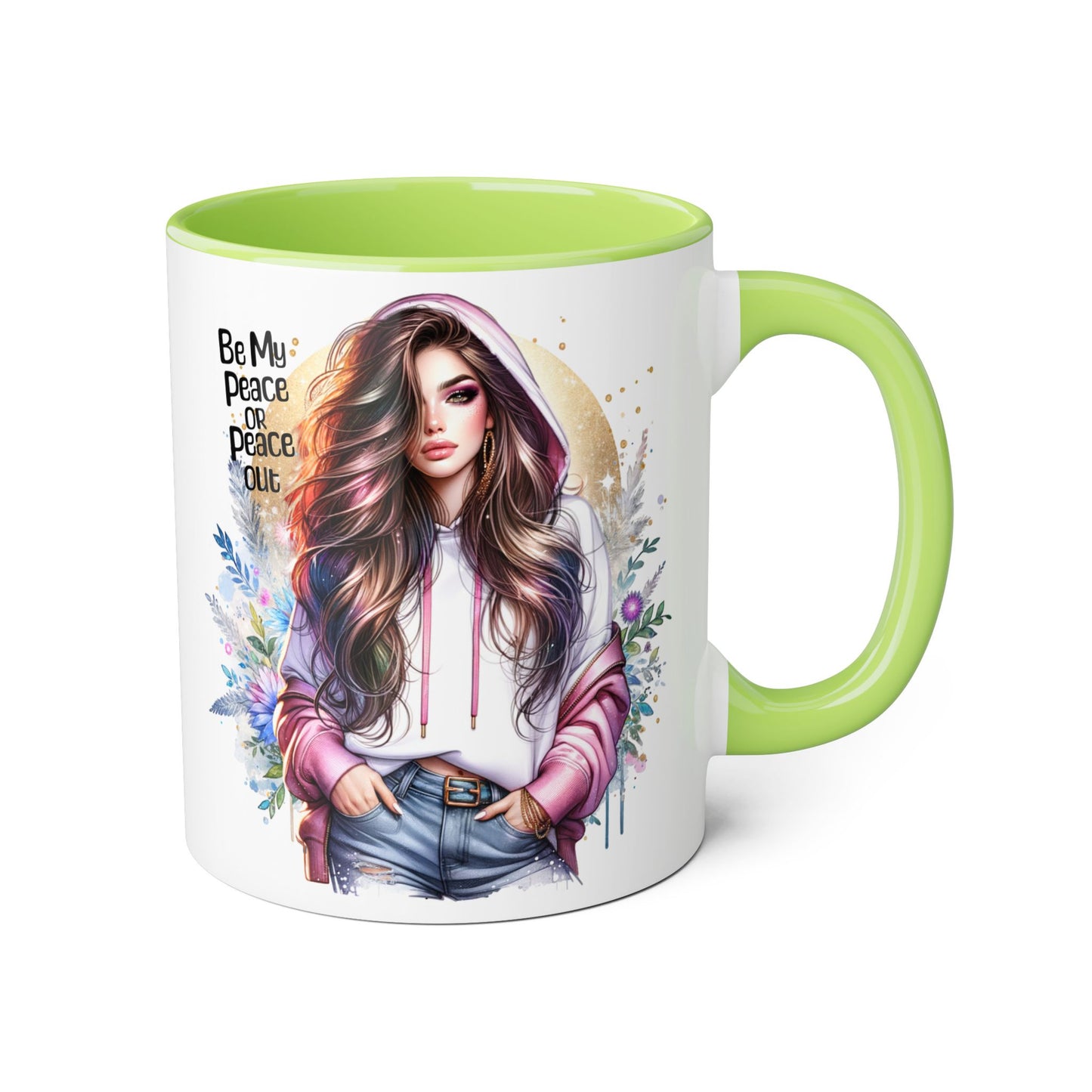 Mug - Be My Peace or Peace Out Accent Mug