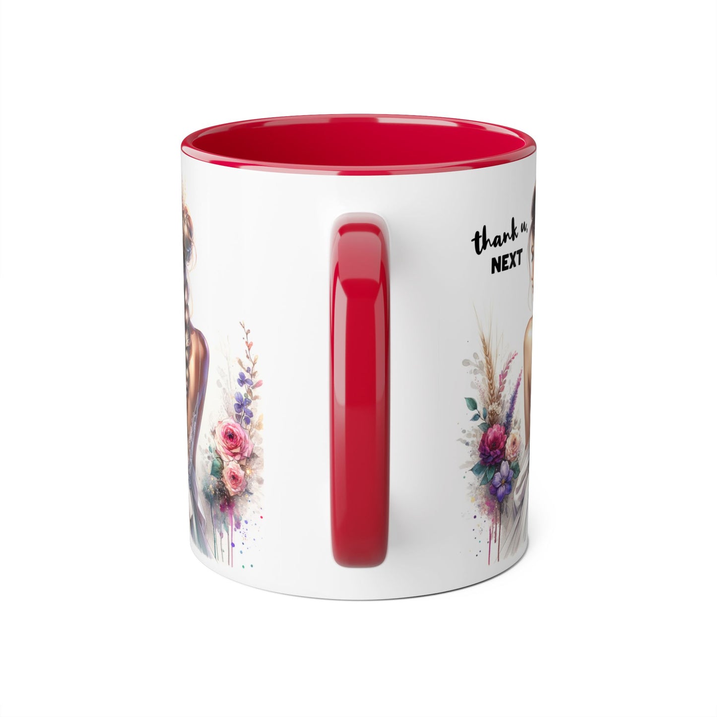Thank U, Next Boho Floral Accent Mug