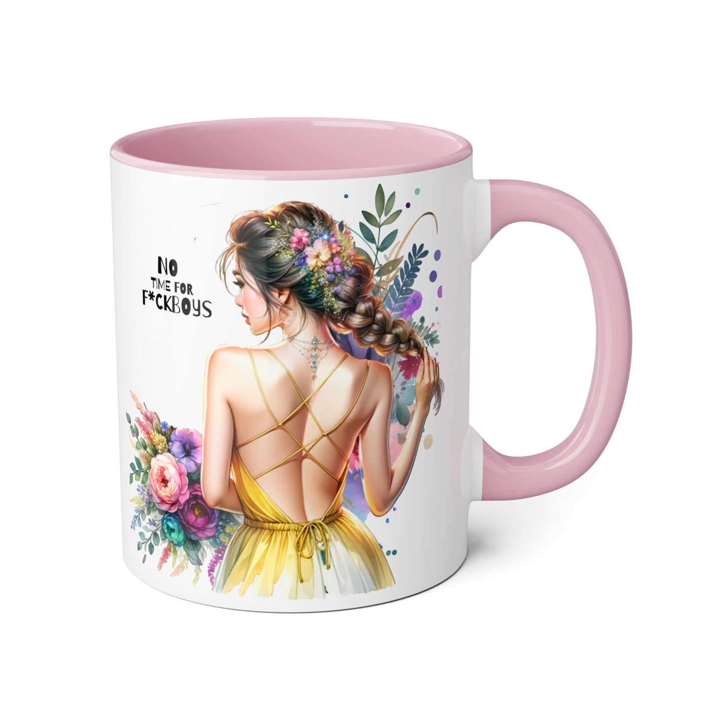 Funny Accent Mug - No Time For F*boys 11oz