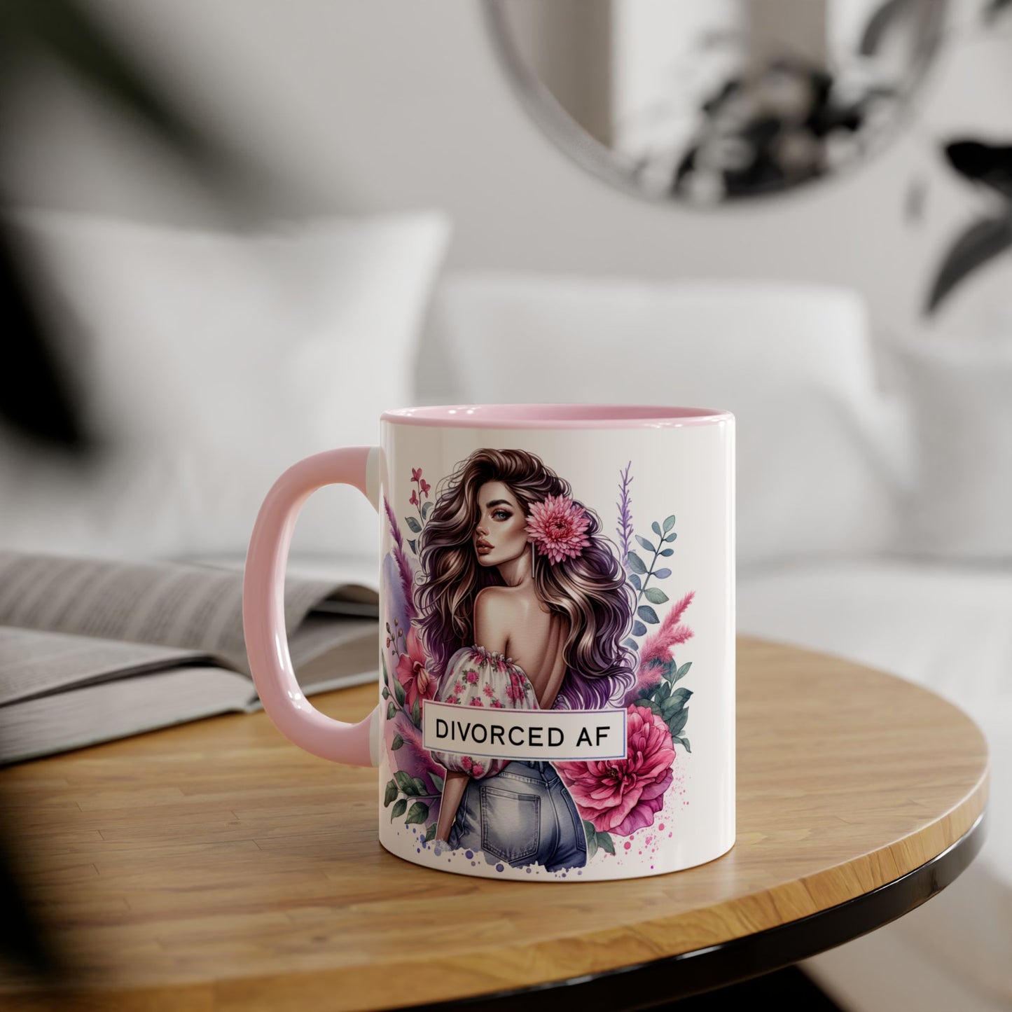 Mug - Divorced AF 11oz Accent Mug