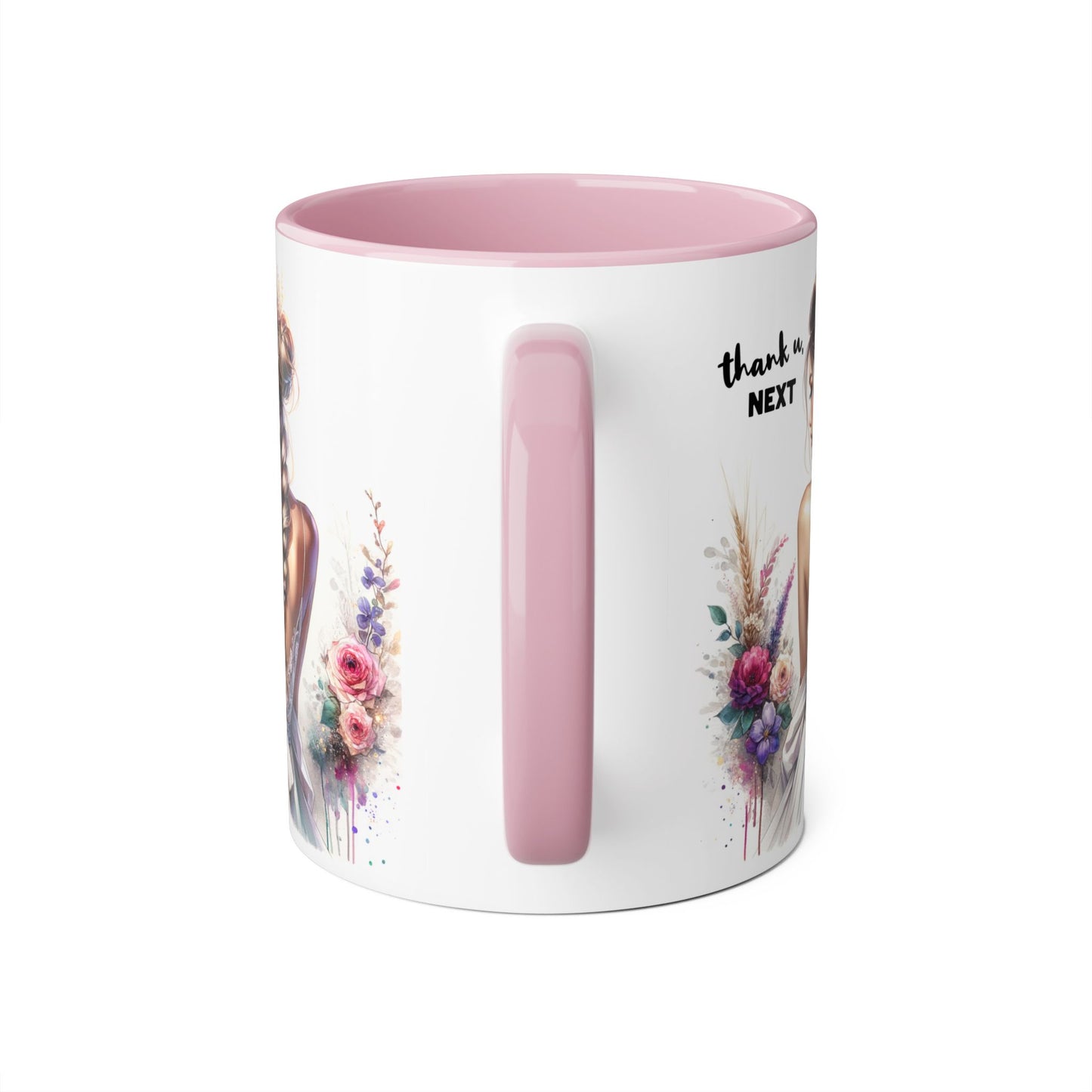 Thank U, Next Boho Floral Accent Mug