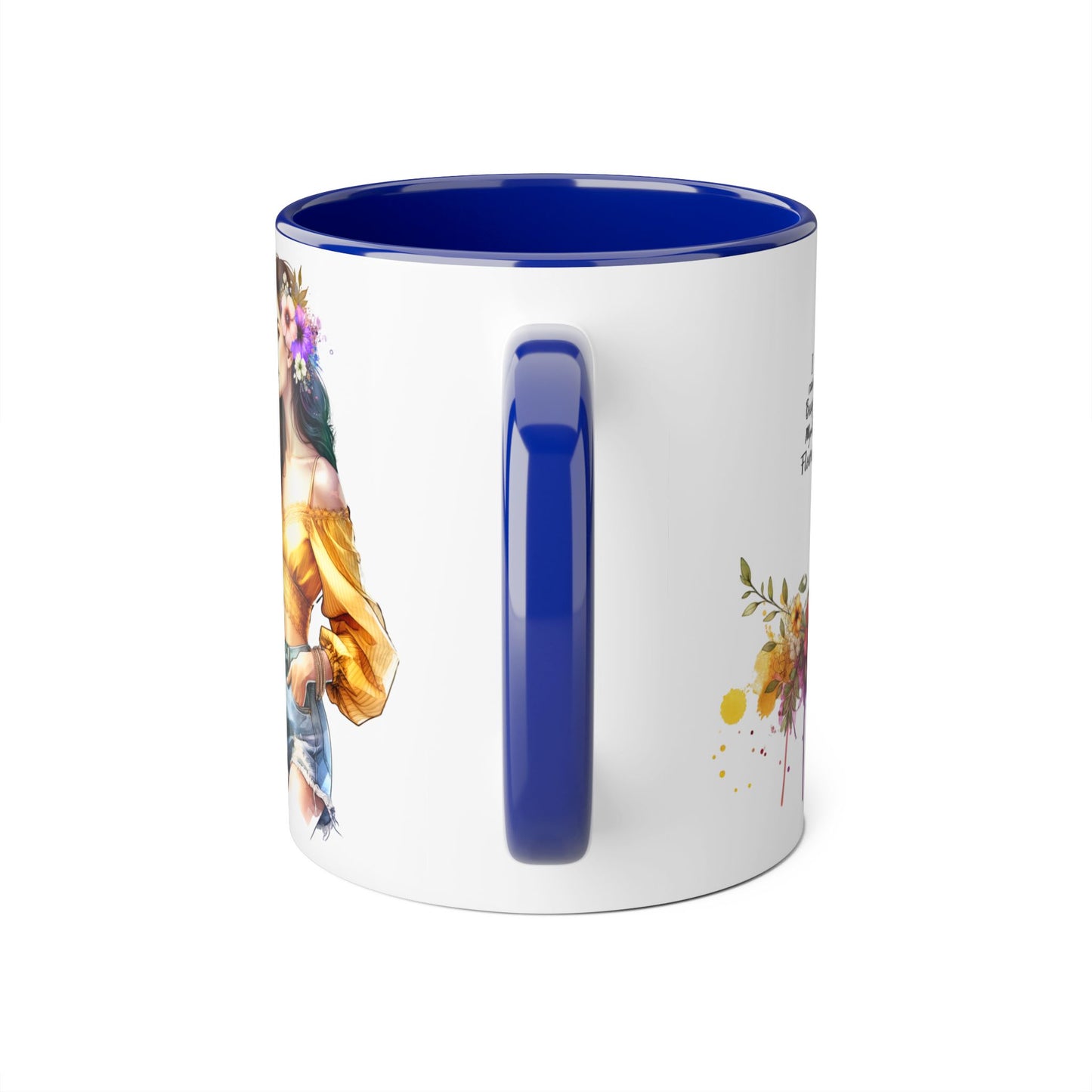 I Can Buy Myself Flowers Floral Bohemian Accent Mug - Perfect Gift for Flower Lovers, Art Enthusiasts, Home Decor, Spring Celebrations, Coffee Lovers