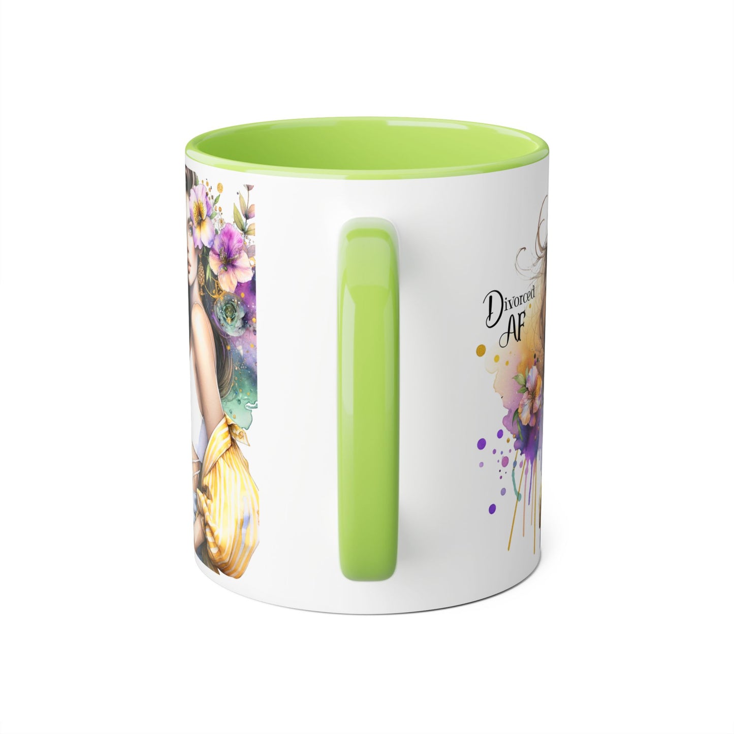 Chic Accent Coffee Mug - Stylish Floral Design, Perfect for Gift Giving, Motivational, Home Decor, Unique Drinkware