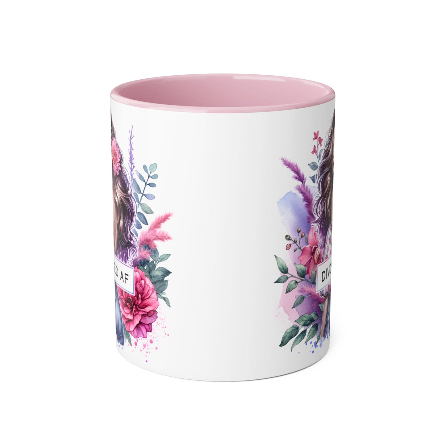 Mug - Divorced AF 11oz Accent Mug
