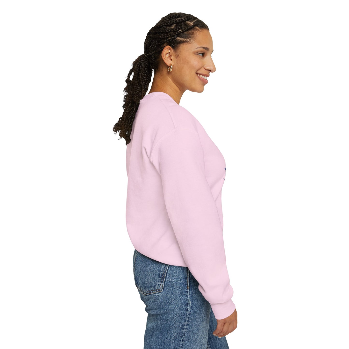 I'm Too Cute For My Ex Artistic Floral Crewneck Sweatshirt with Elegant Woman Design, Cozy Pullover, Gift for Her, Trendy Apparel, Perfect for Everyday Wear