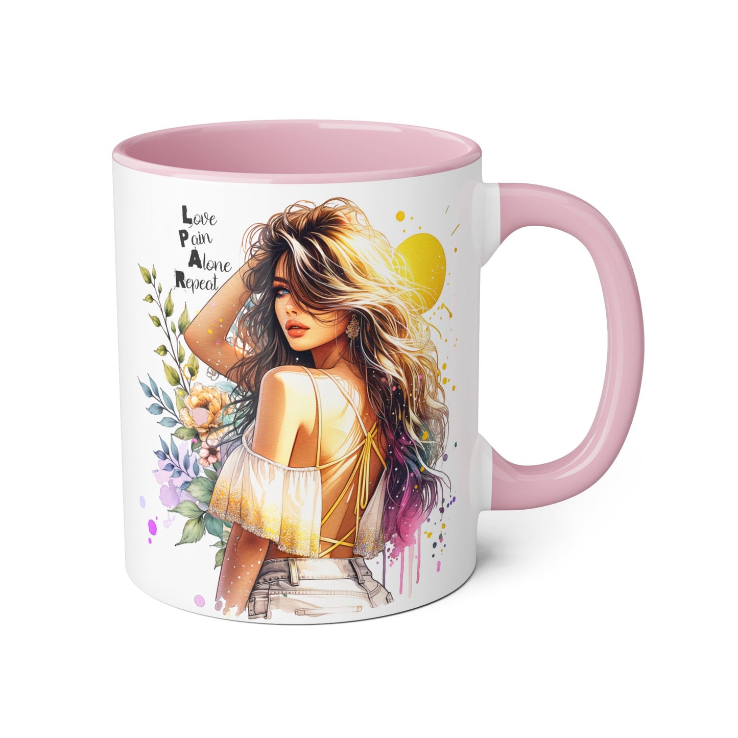 Bohemian Accent Mug - Inspirational Coffee Cup for Dreamers, Perfect Gift for Her, Home Decor, Unique Coffee Mug