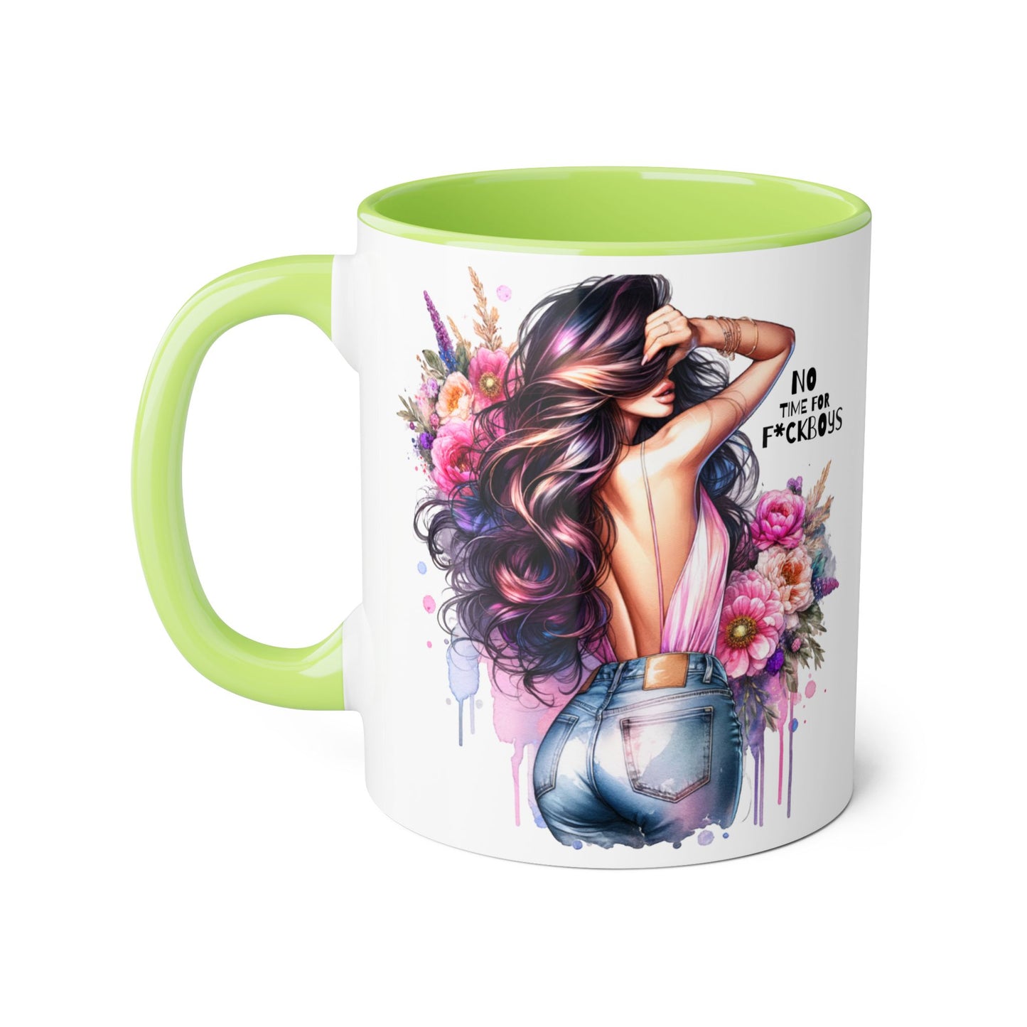 Funny Accent Mug - No Time For F*boys 11oz