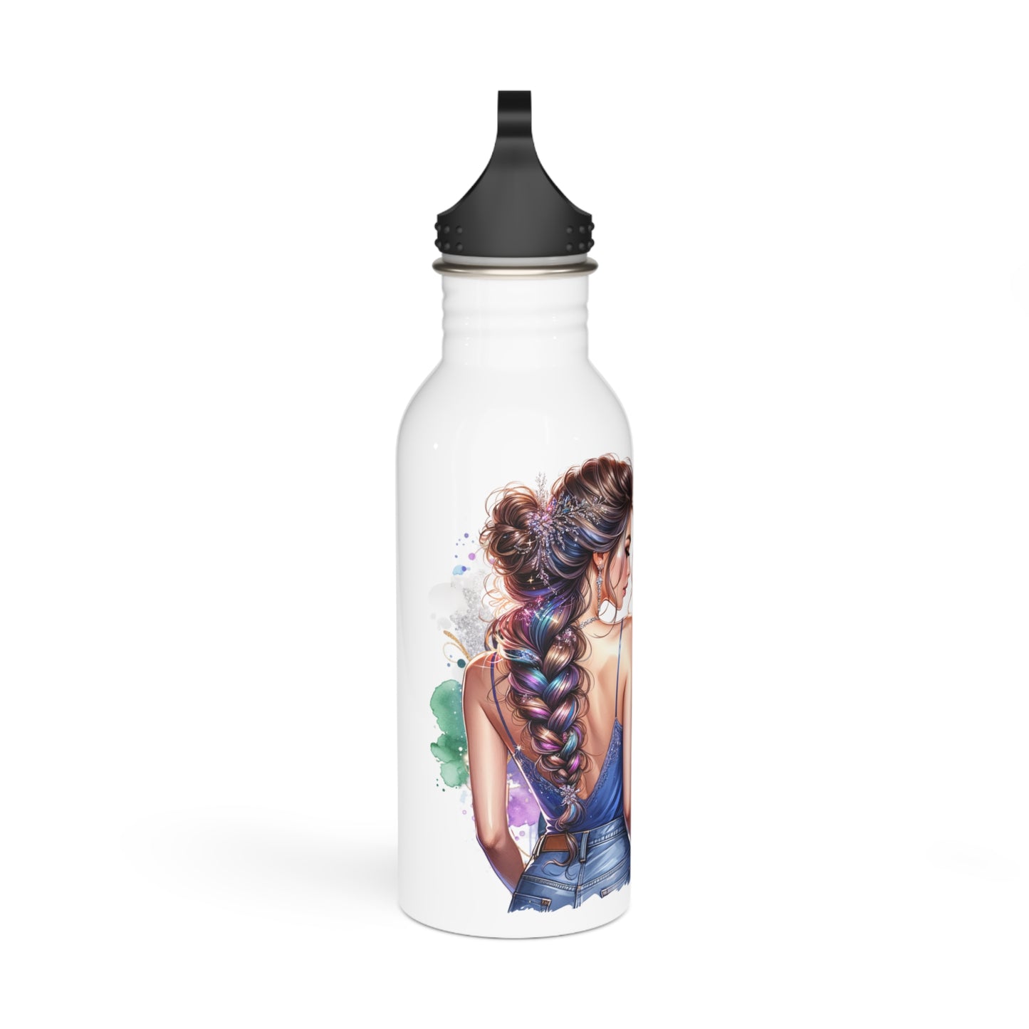 Inspirational Stainless Steel Water Bottle - 'I Am My Own Happily Ever After' Motivational Design