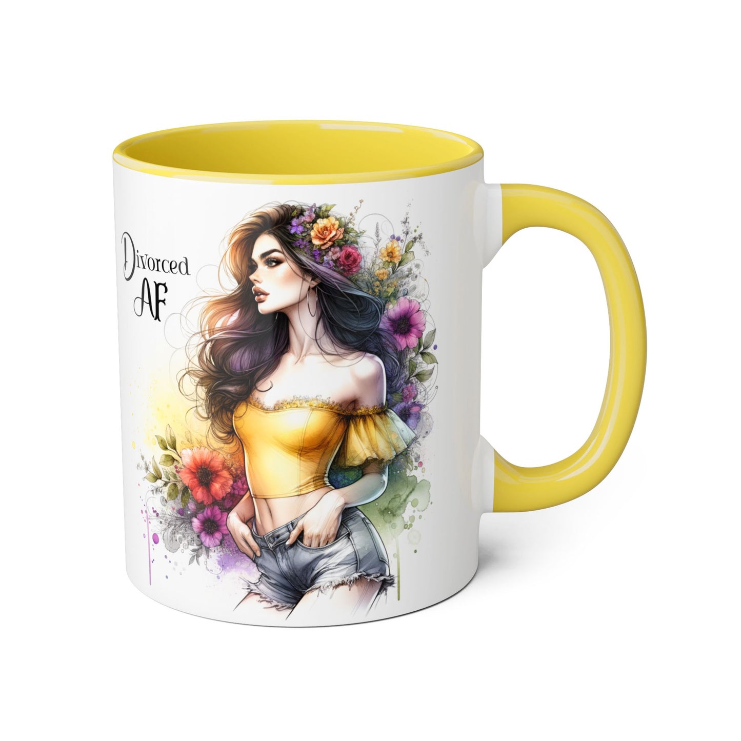 Mug - Divorced AF 11oz Accent Mug
