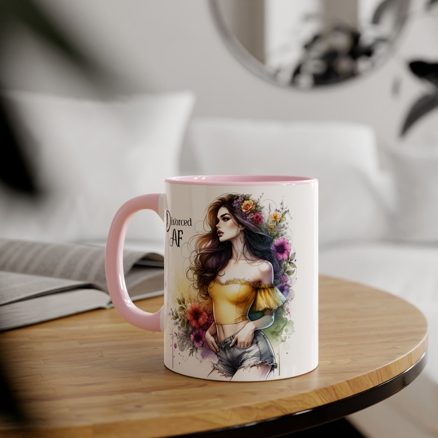 Mug - Divorced AF 11oz Accent Mug