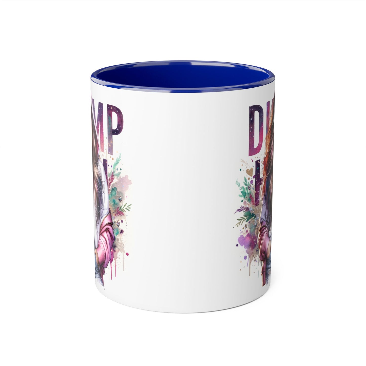 Colorful Dump Hair Mug | Trendy Coffee Cup, Unique Gift for Her, Inspirational Art, Fun Drinkware, Coffee Lovers