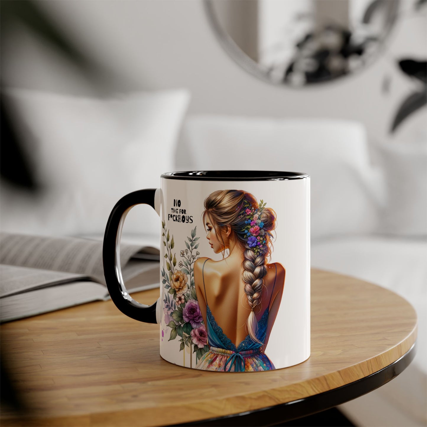 Funny Accent Mug - No Time For F*boys 11oz