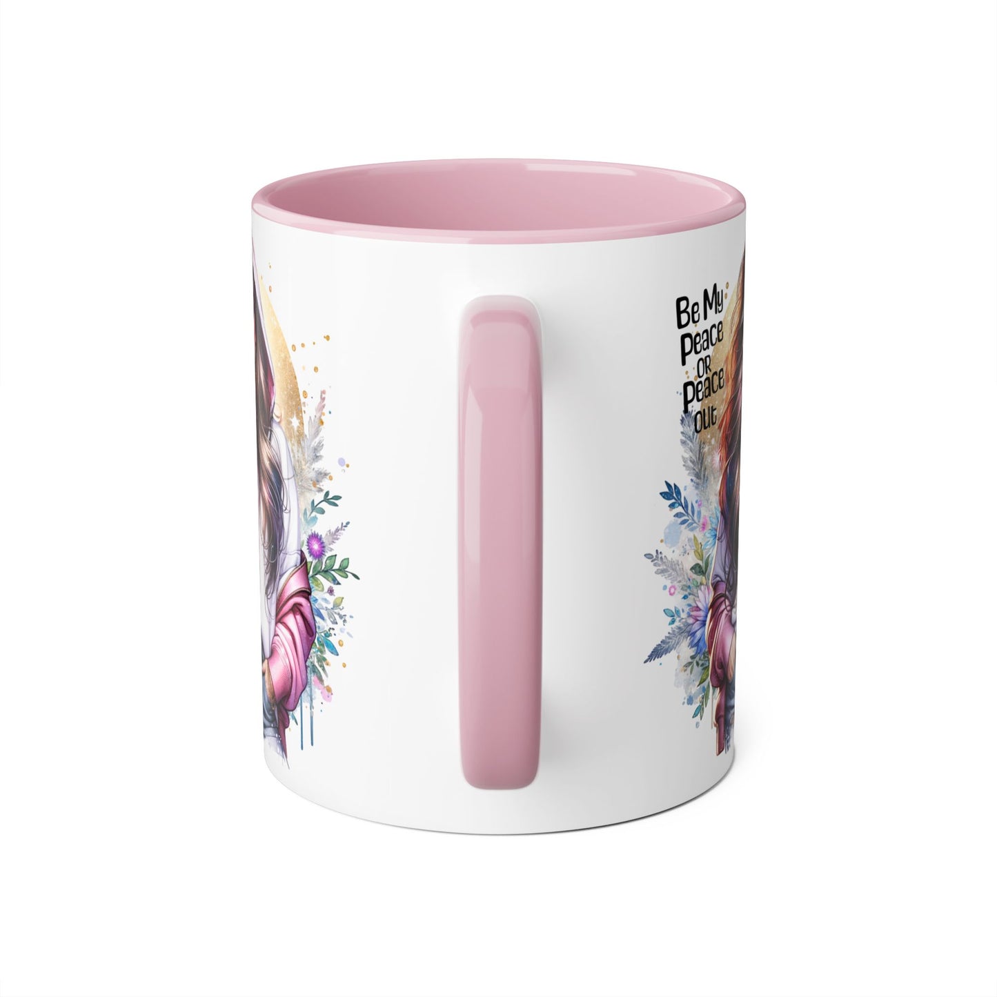Mug - Be My Peace or Peace Out Accent Mug