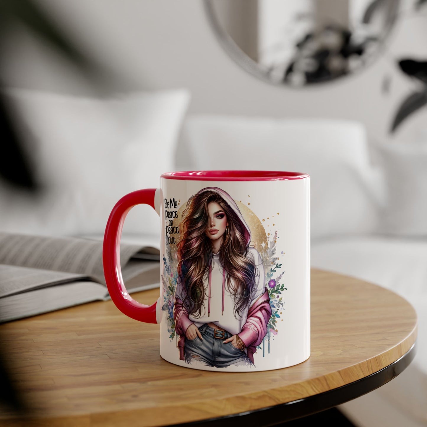 Mug - Be My Peace or Peace Out Accent Mug