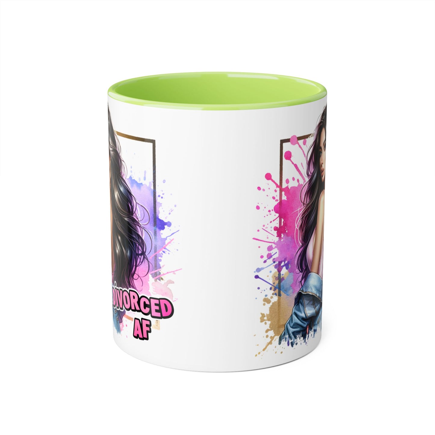 Mug - Divorced AF 11oz Accent Mug