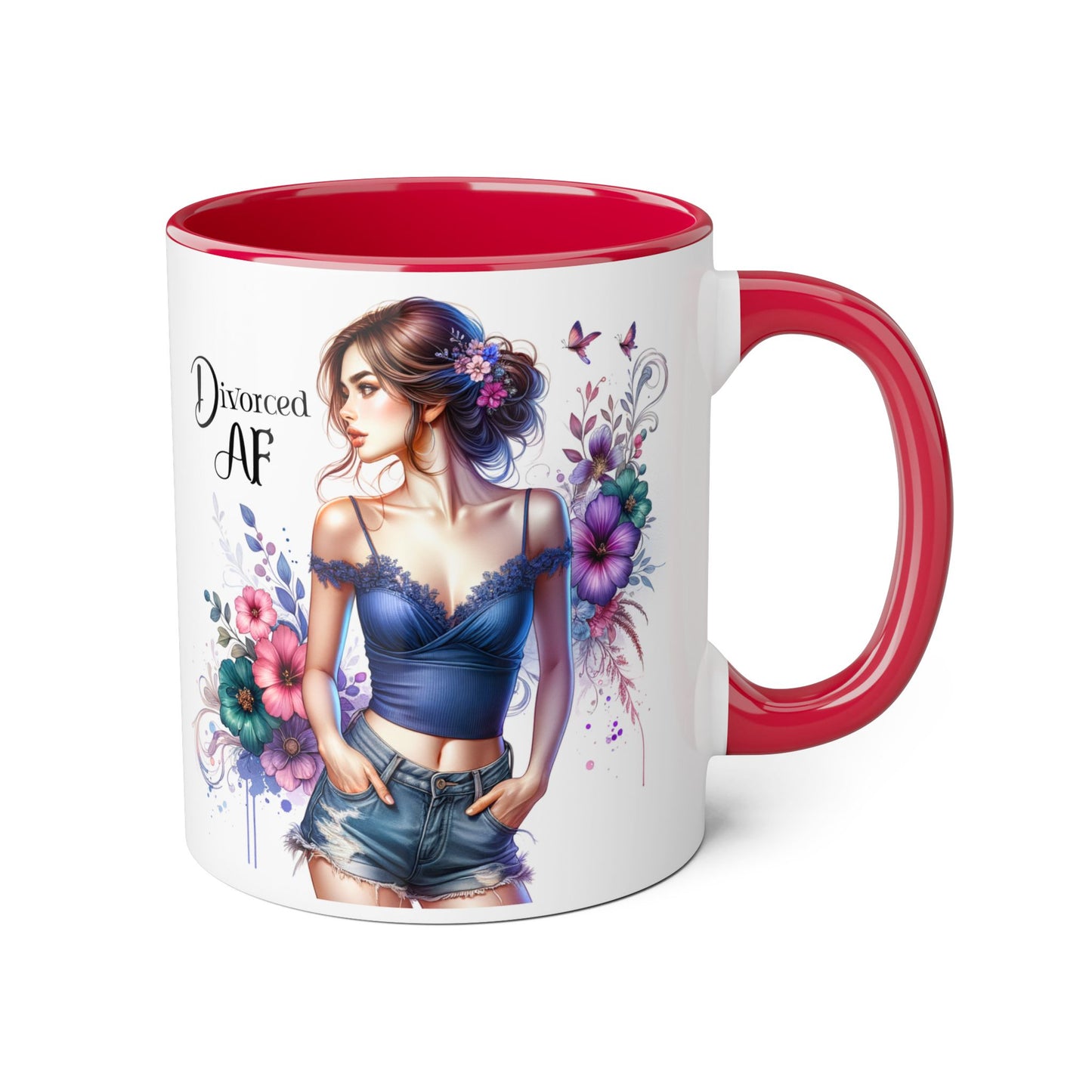 Mug - Divorced AF 11oz Accent Mug