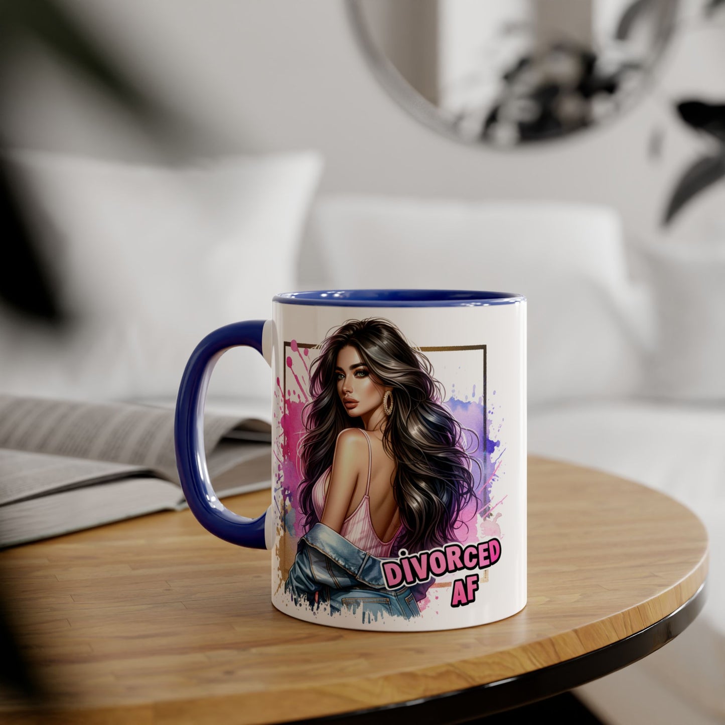 Mug - Divorced AF 11oz Accent Mug