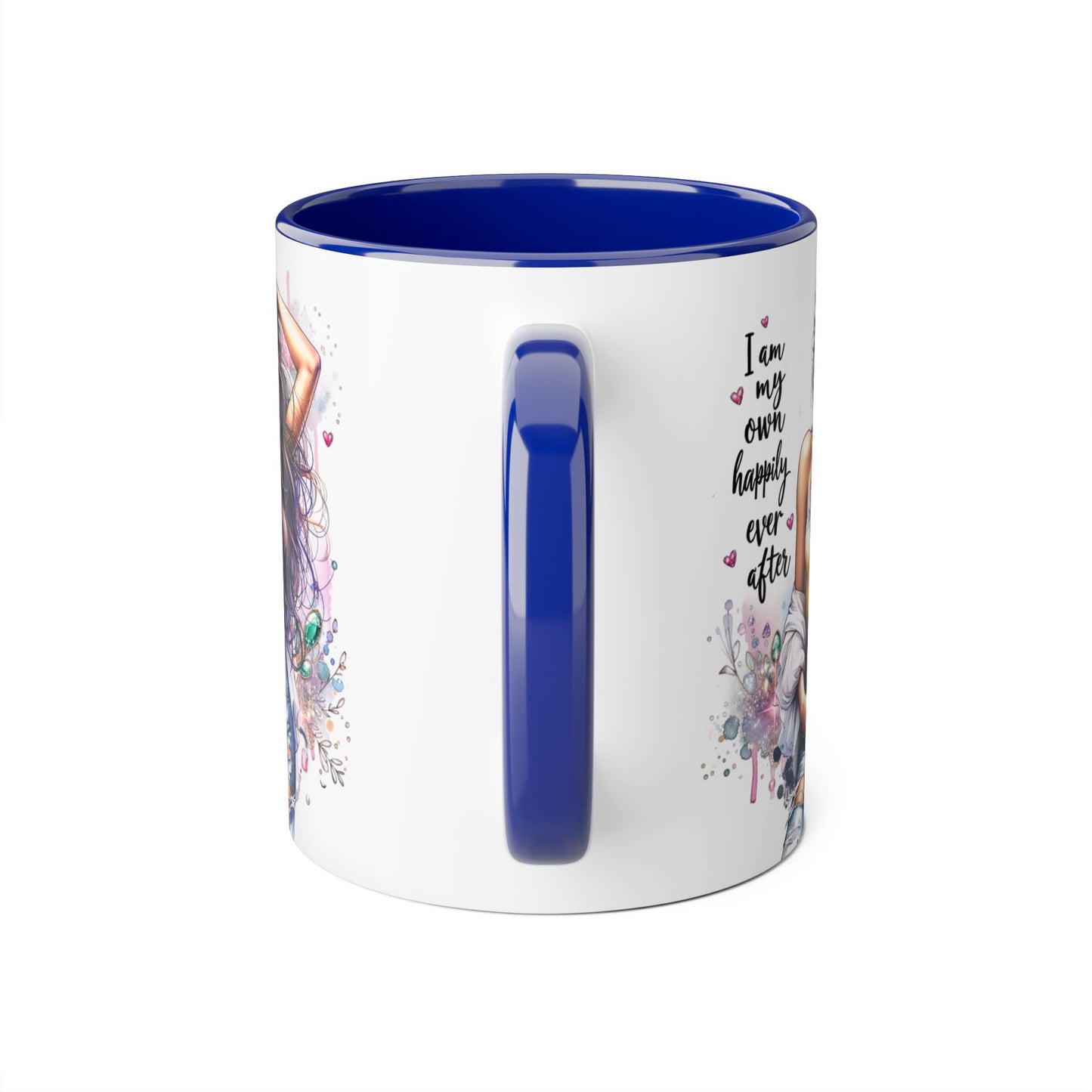 Inspirational Accent Mug - "I Am My Own Happily Ever After" 11oz Coffee Cup