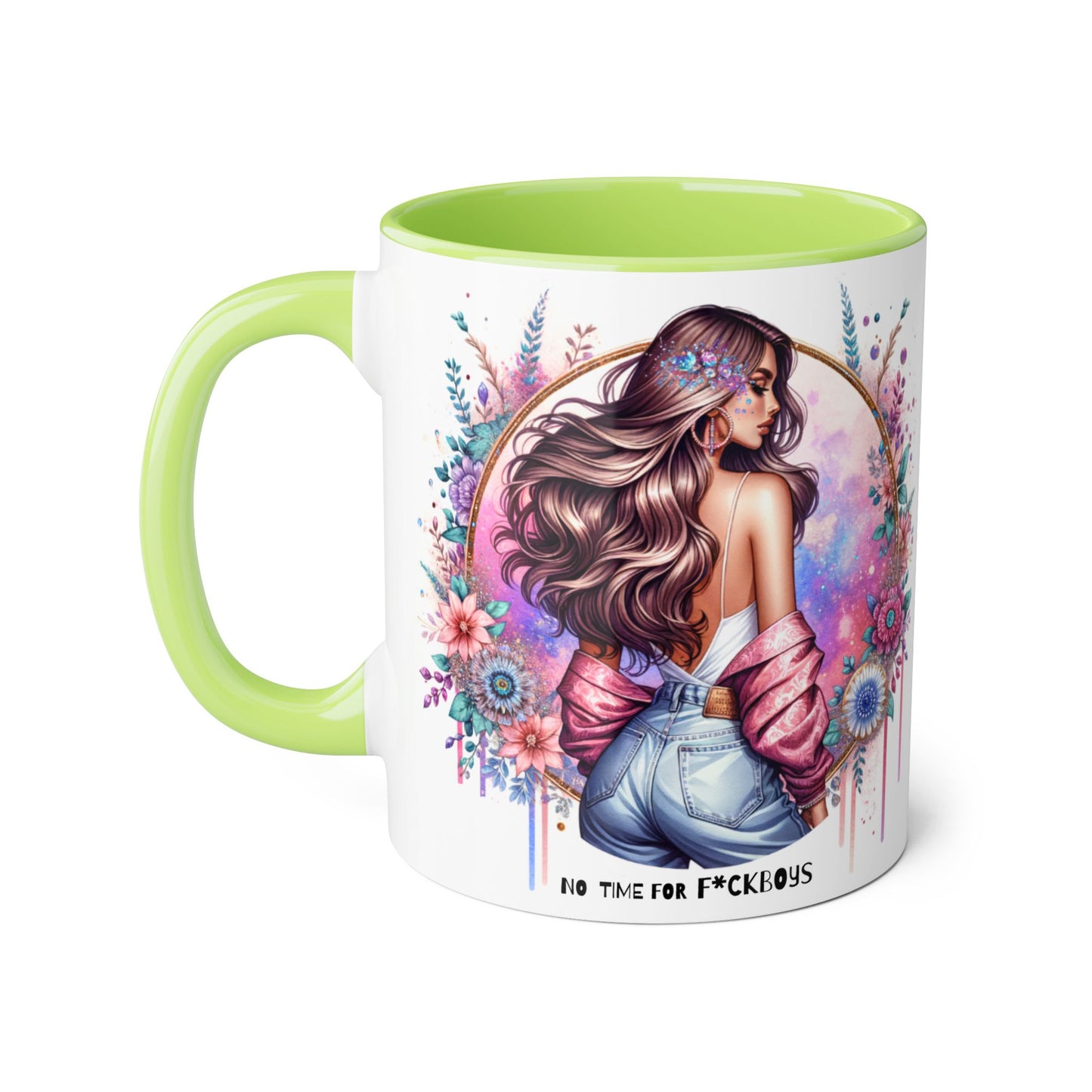 Funny Accent Mug - No Time For F*boys 11oz