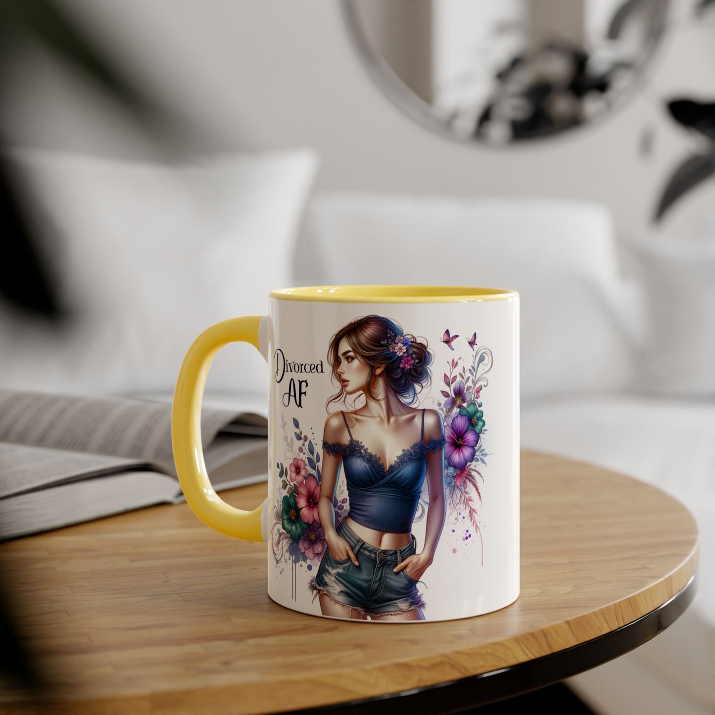 Mug - Divorced AF 11oz Accent Mug