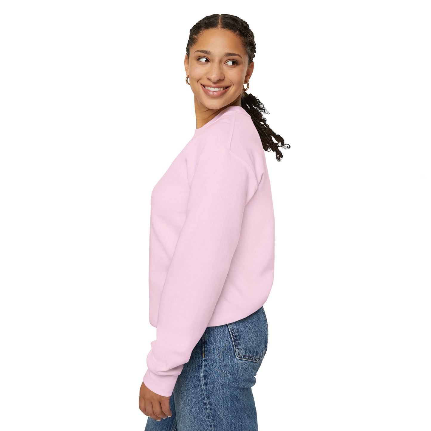 I Am My Own Happily Ever After Floral Aesthetic Crewneck Sweatshirt - Cozy Style for Women, Fashion Top, Gift Idea, Floral Sweatshirt, Spring/Summer Wear