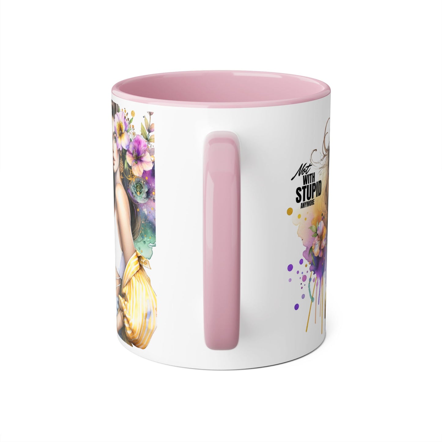 Mug - Not With Stupid Anymore Humoristic 11oz Accent Mug