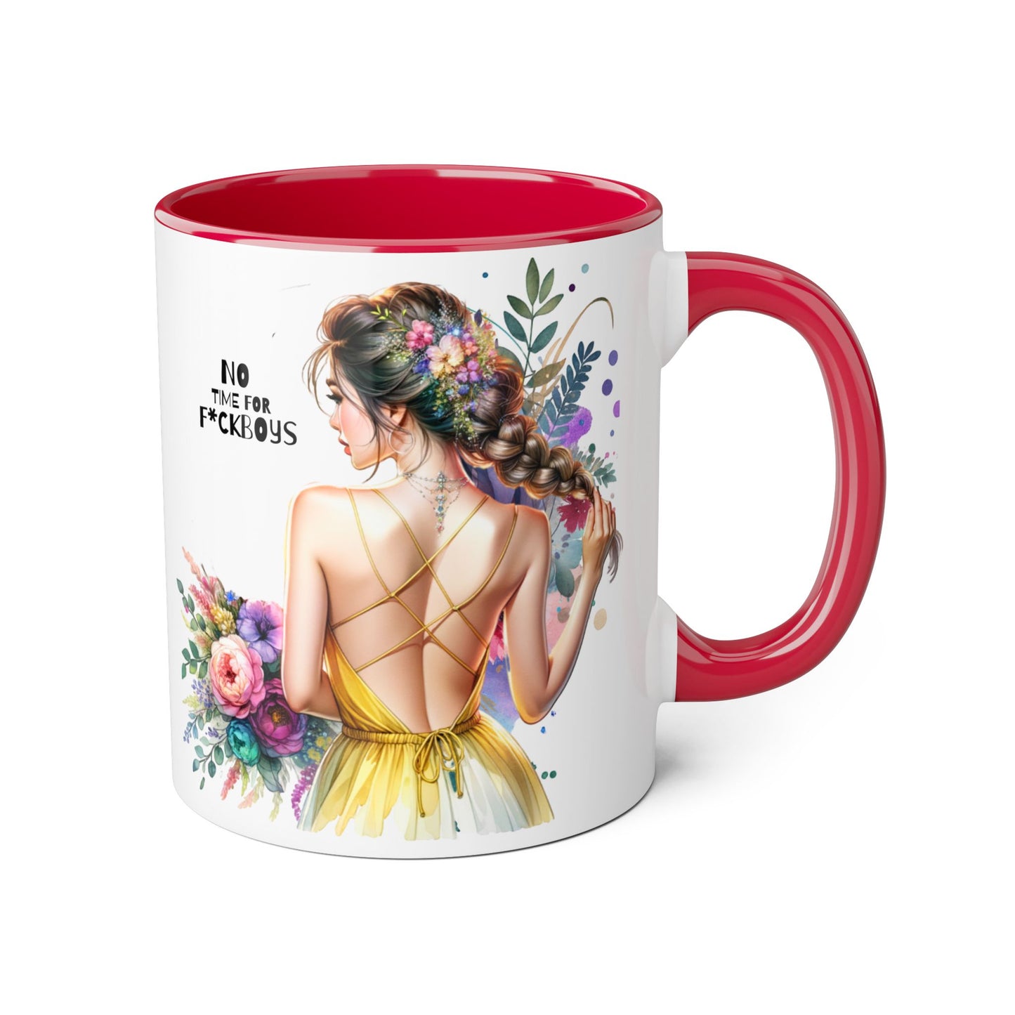 Funny Accent Mug - No Time For F*boys 11oz