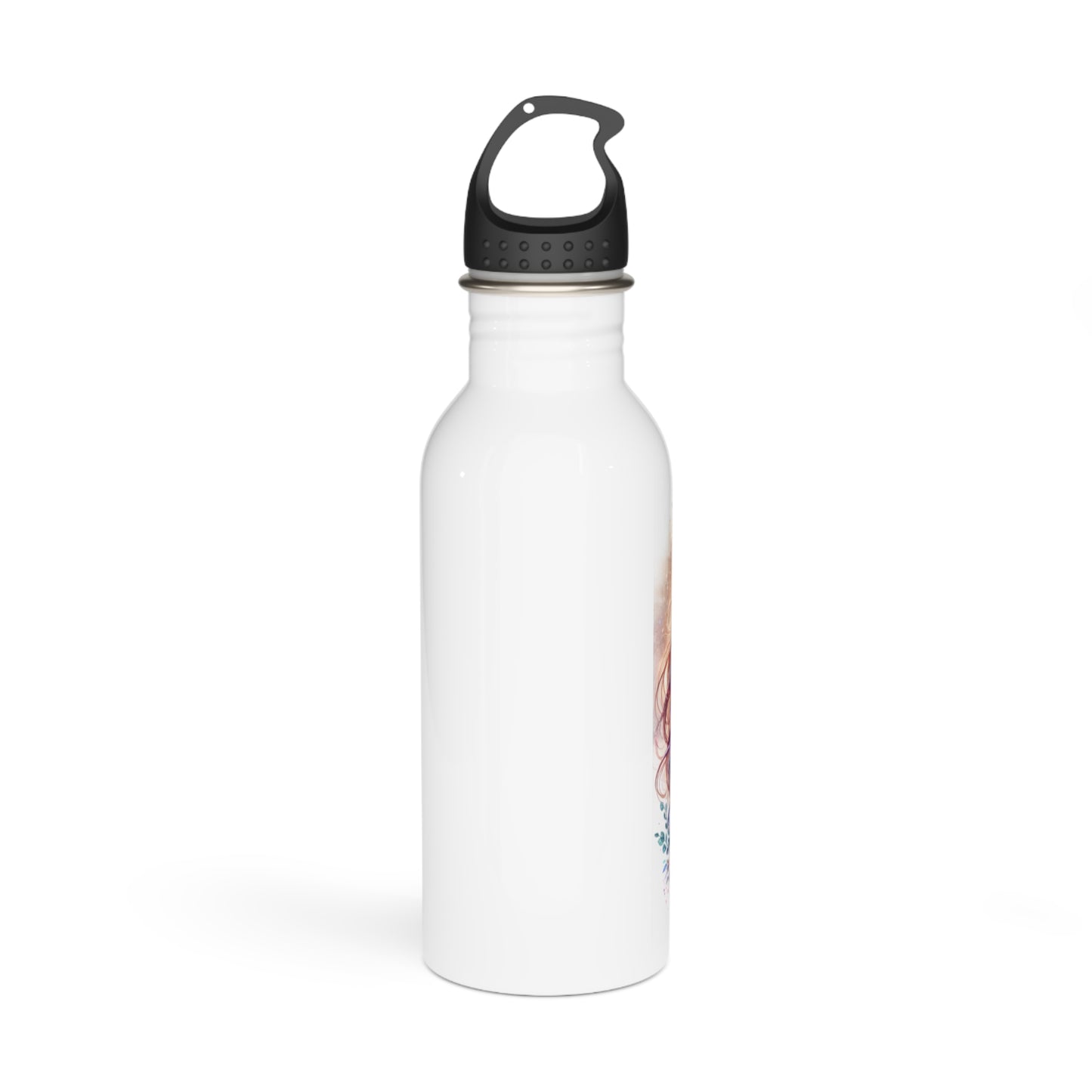 Chic Stainless Steel Water Bottle - "I Am My Own Happily Ever After" Design