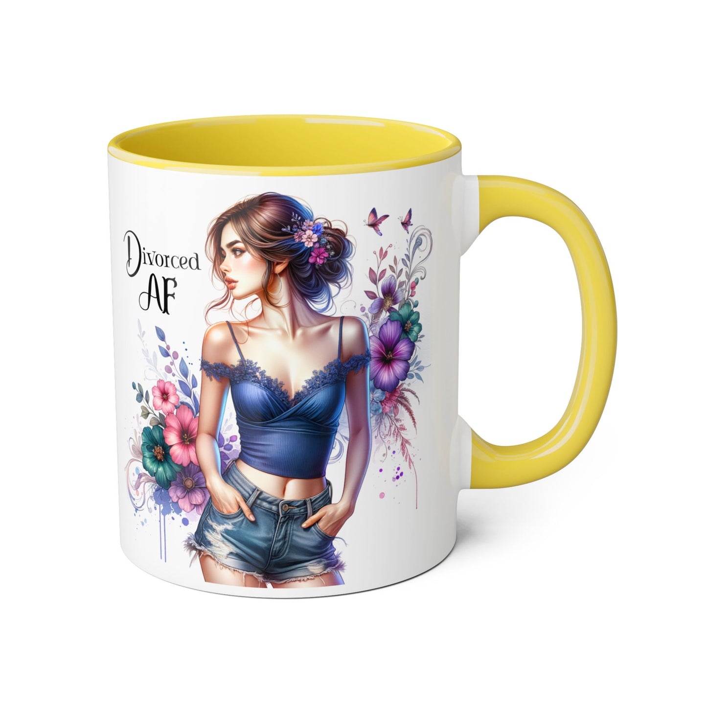 Mug - Divorced AF 11oz Accent Mug