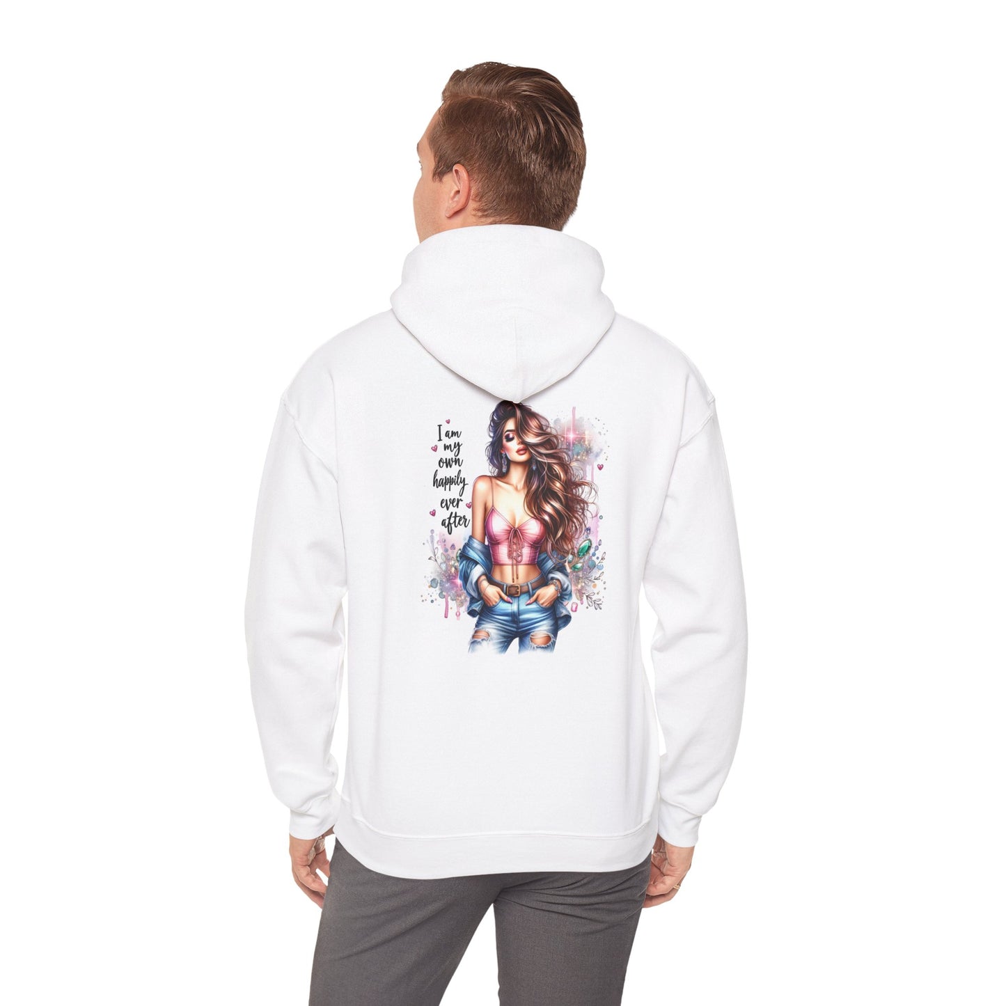 I Am My Own Happily Ever After Inspirational Graphic Hoodie for Confidence & Comfort
