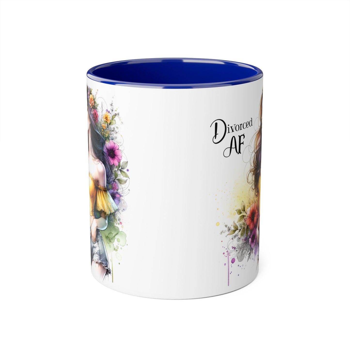 Mug - Divorced AF 11oz Accent Mug