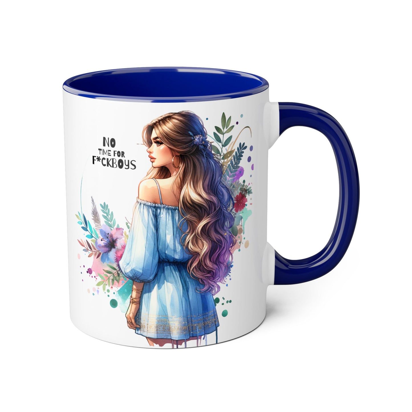 Funny Accent Mug - No Time For F*boys 11oz