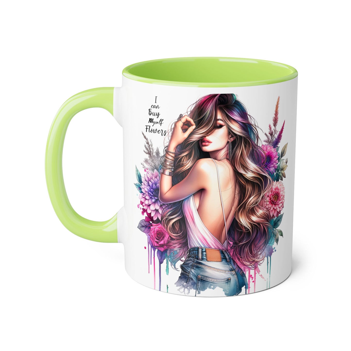 I Can Buy Myself Flowers Bohemian Flower Mug | I’m Busy Being Fabulous Coffee Cup, Floral Mug, Gift for Flower Lovers, Home Decor, Coffee Lover's Essential