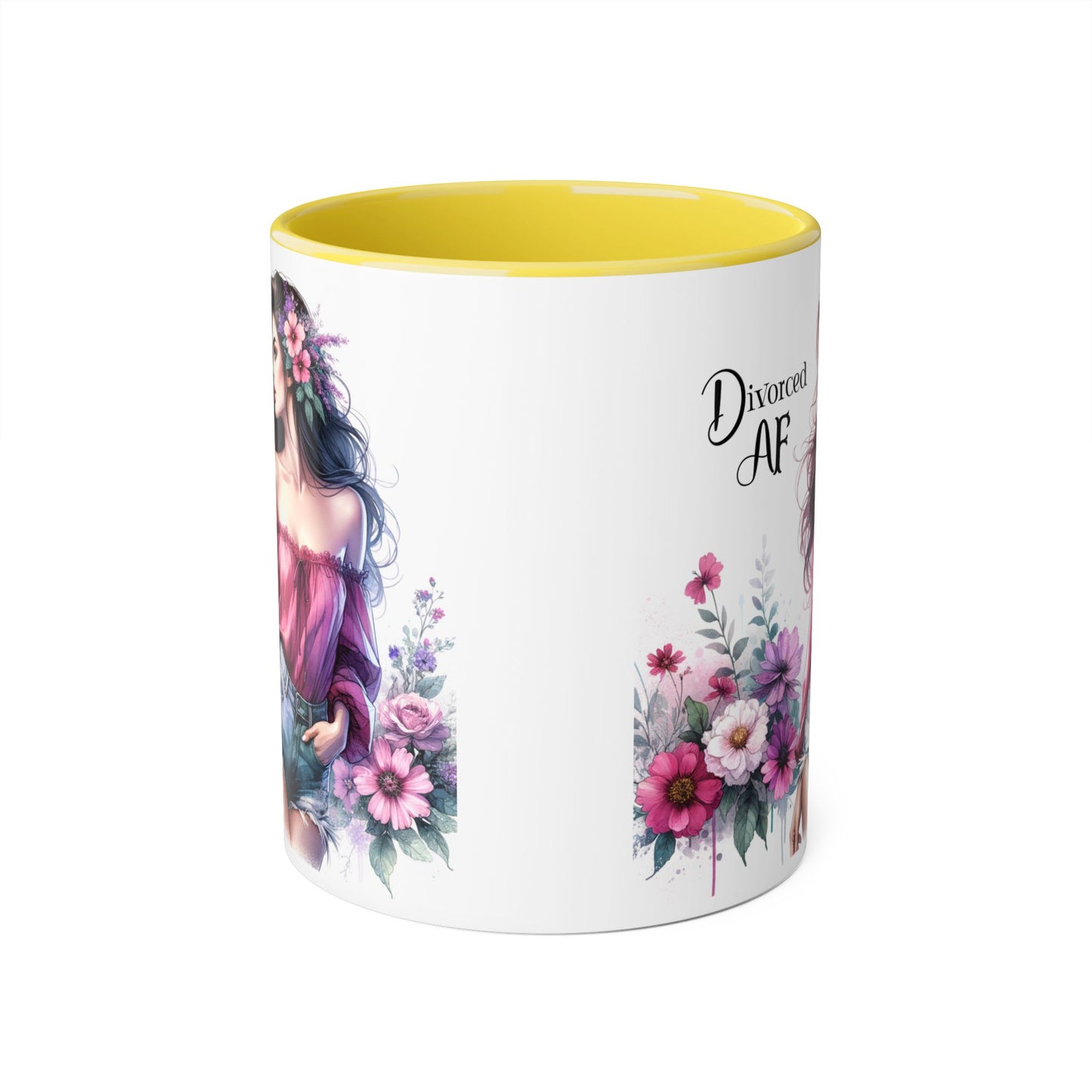 Mug - Divorced AF 11oz Accent Mug