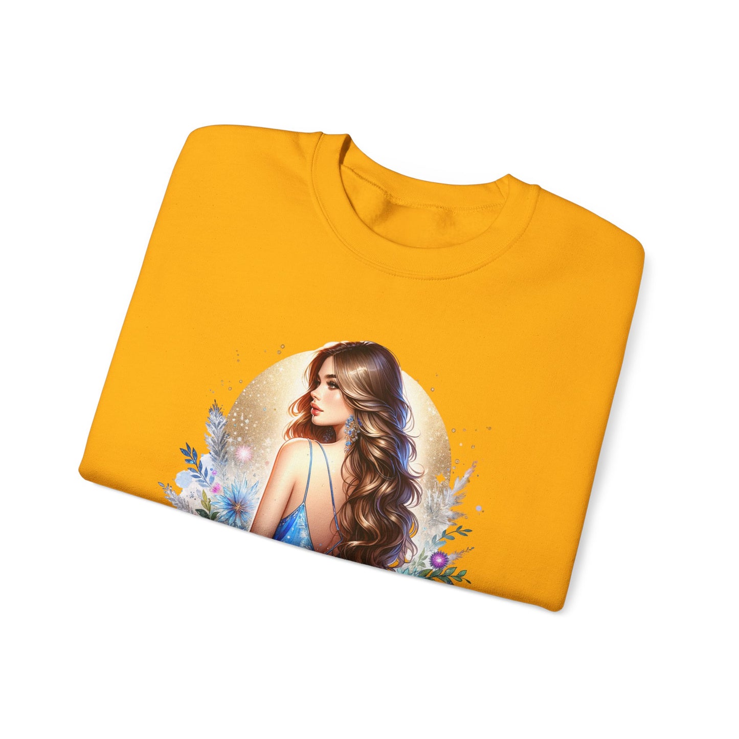 I'm Too Cute For My Ex Artistic Floral Crewneck Sweatshirt with Elegant Woman Design, Cozy Pullover, Gift for Her, Trendy Apparel, Perfect for Everyday Wear