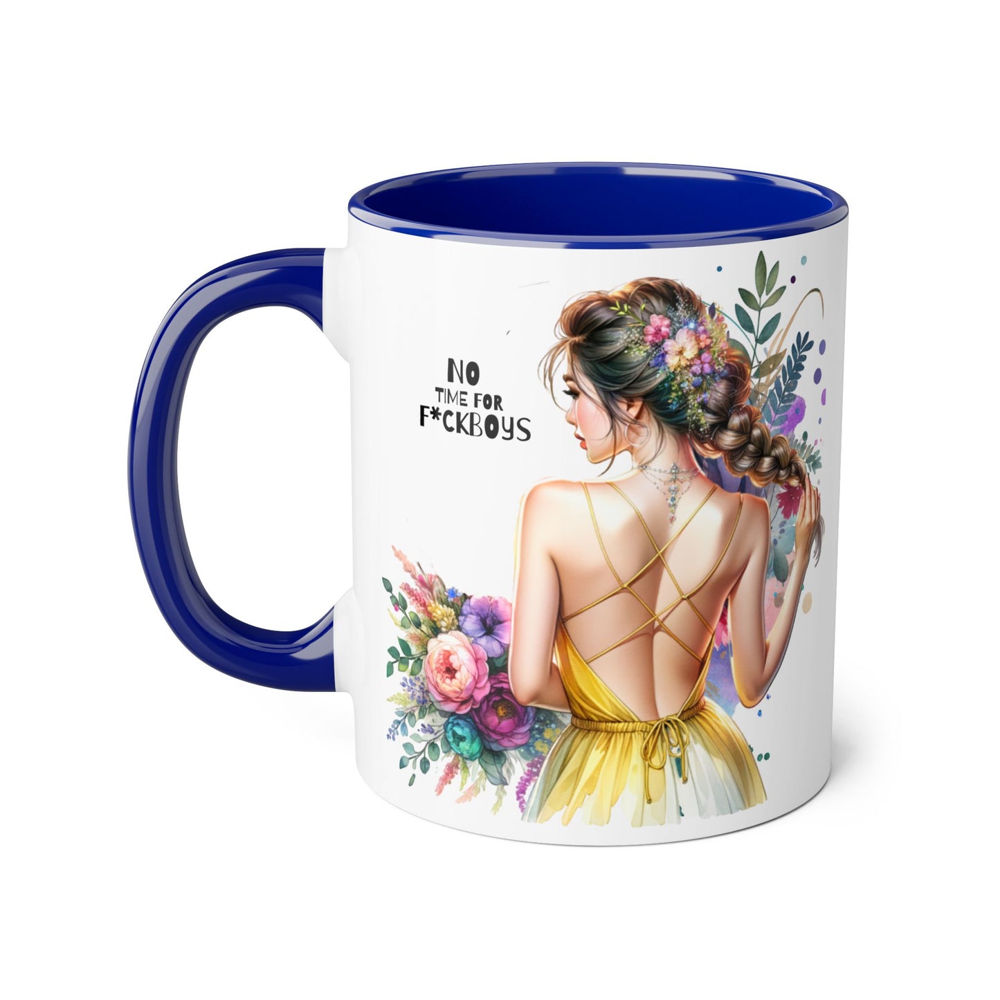 Funny Accent Mug - No Time For F*boys 11oz