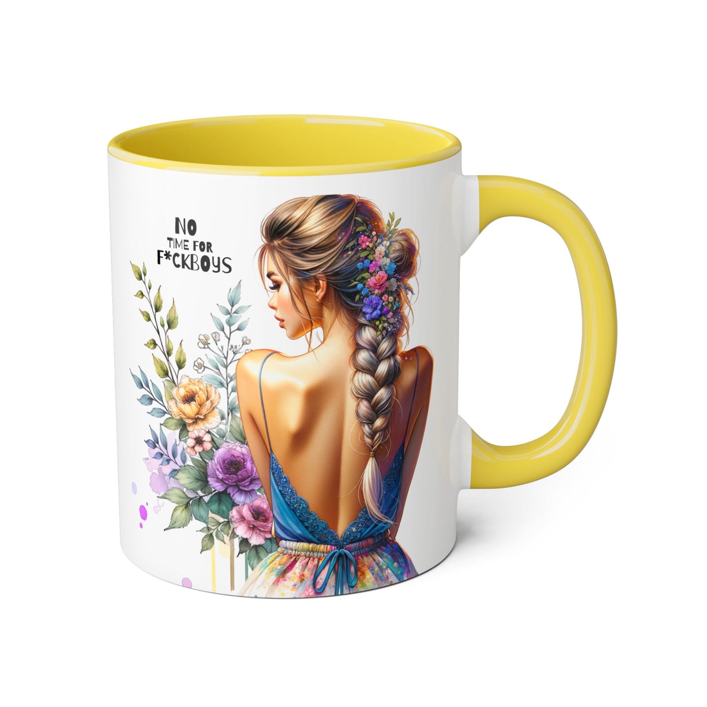 Funny Accent Mug - No Time For F*boys 11oz