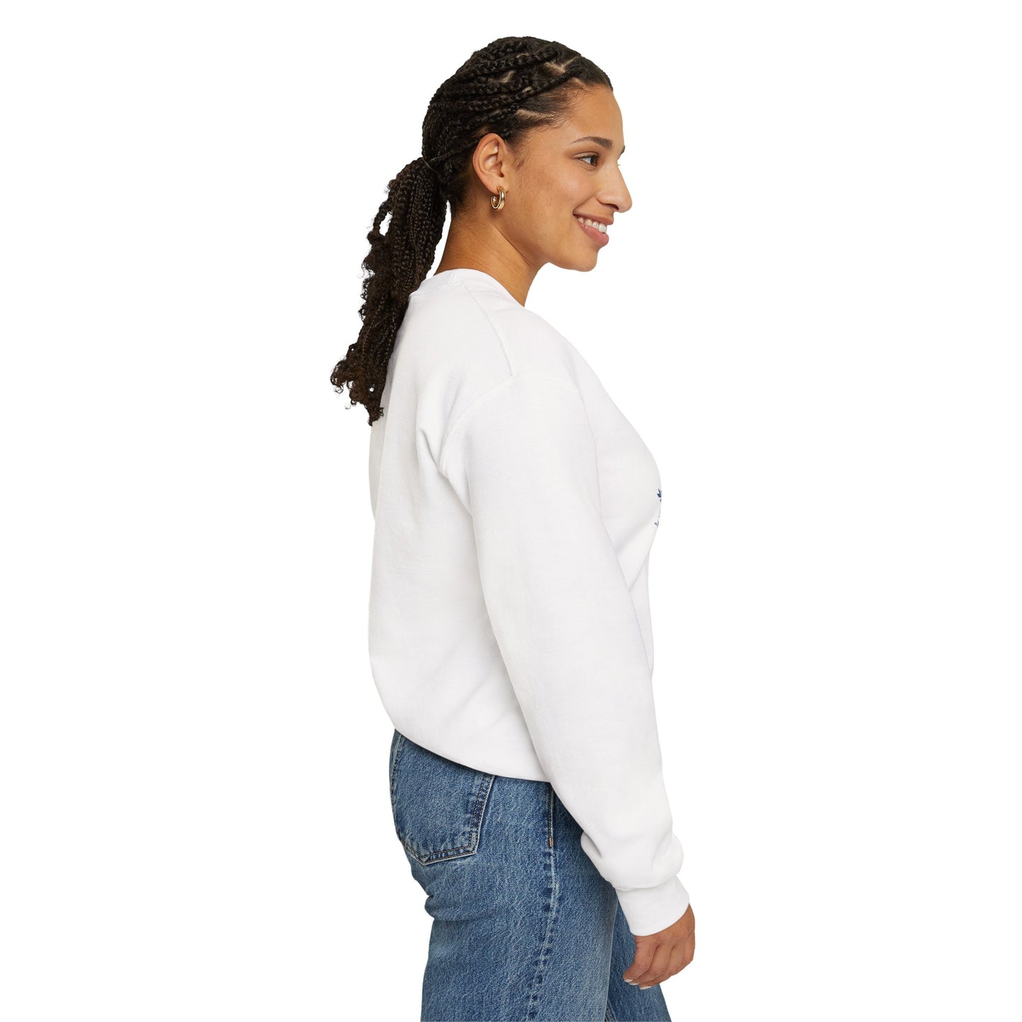 I'm Too Cute For My Ex Artistic Floral Crewneck Sweatshirt with Elegant Woman Design, Cozy Pullover, Gift for Her, Trendy Apparel, Perfect for Everyday Wear