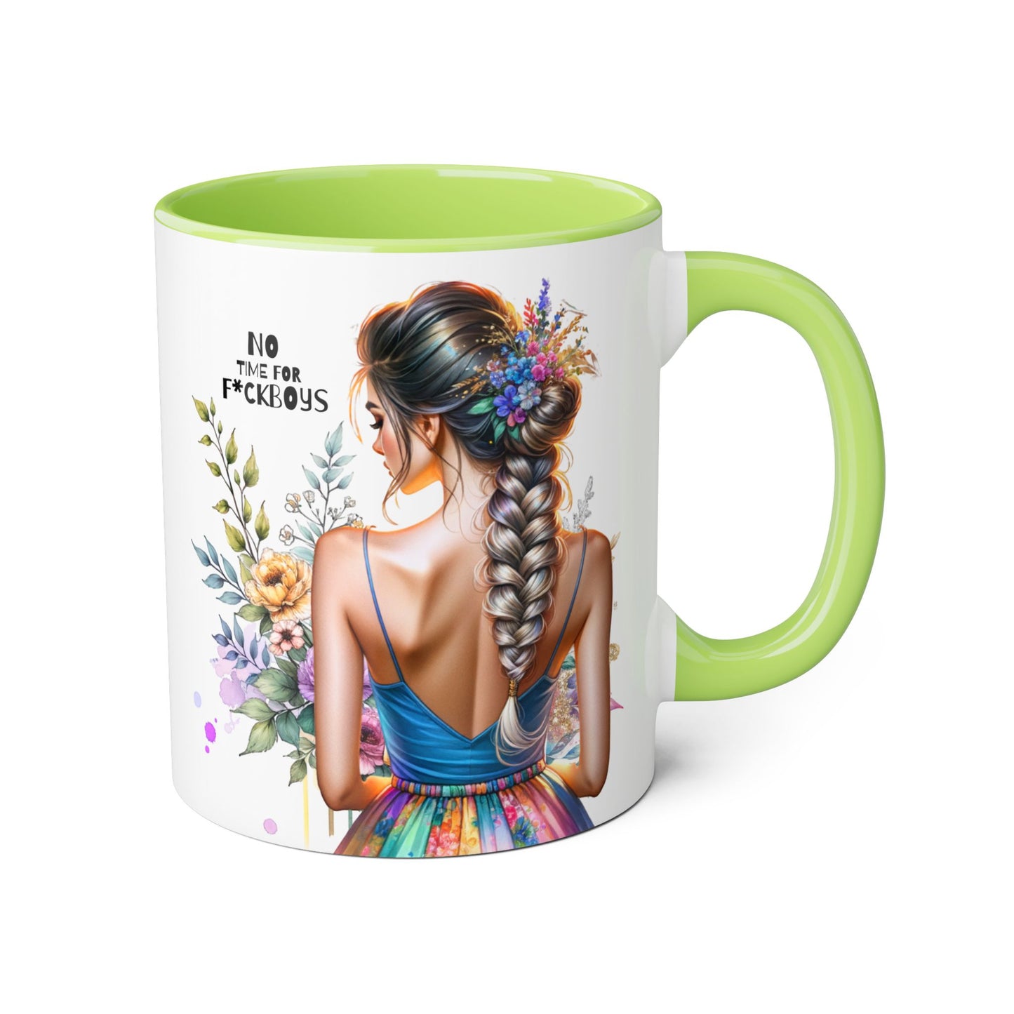 Funny Accent Mug - No Time For F*boys 11oz