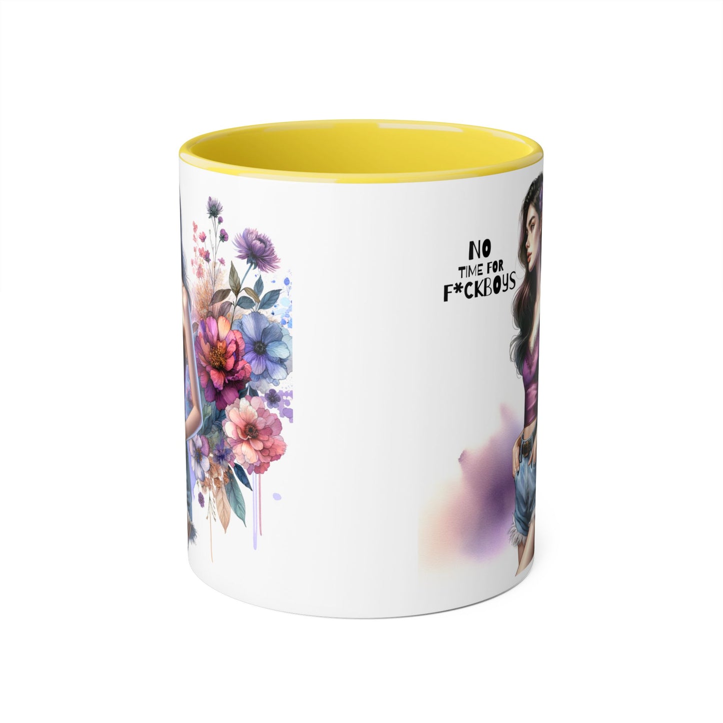 Funny Accent Mug - No Time For F*boys 11oz