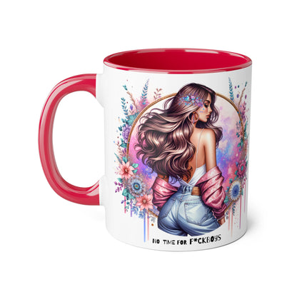 Funny Accent Mug - No Time For F*boys 11oz