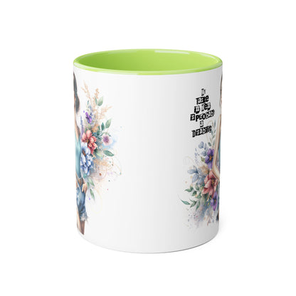 Funny Accent Mug - My Taste in Men is Probably a Disability Humor 11oz Cup